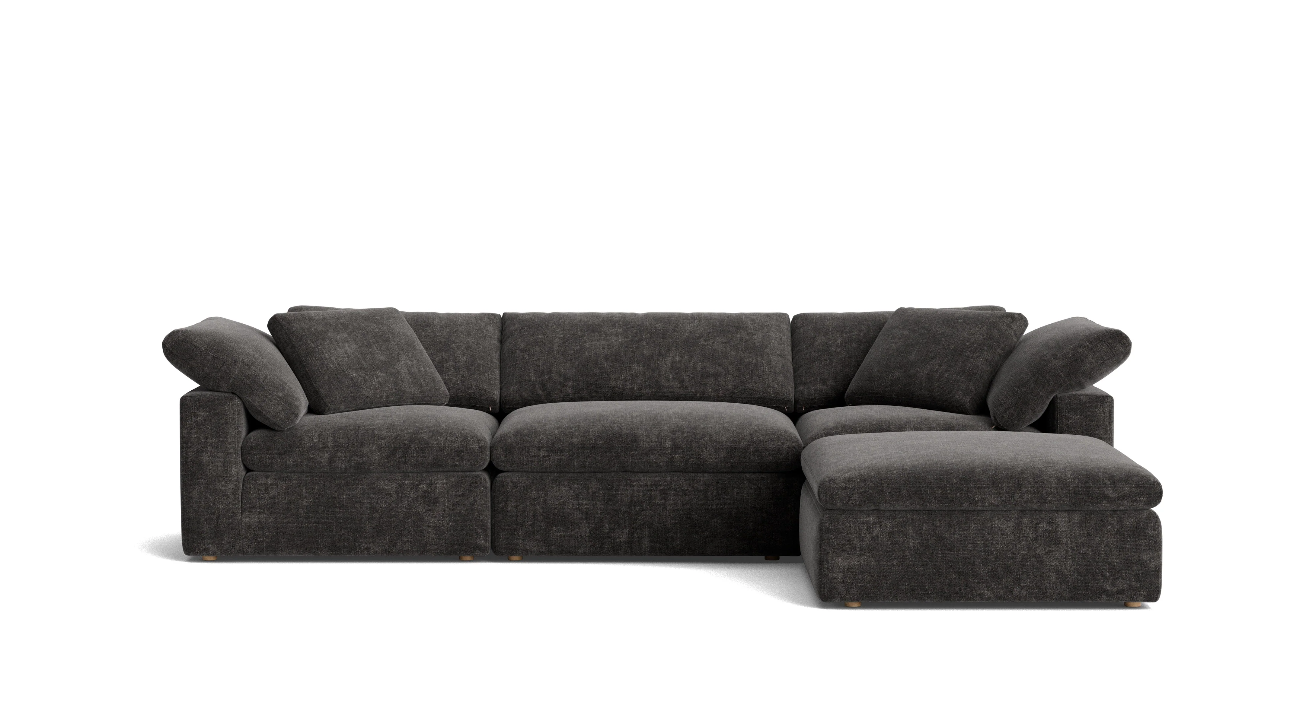 Movie Night™ 4-Piece Modular Sectional, Large, Truffle - Image 2