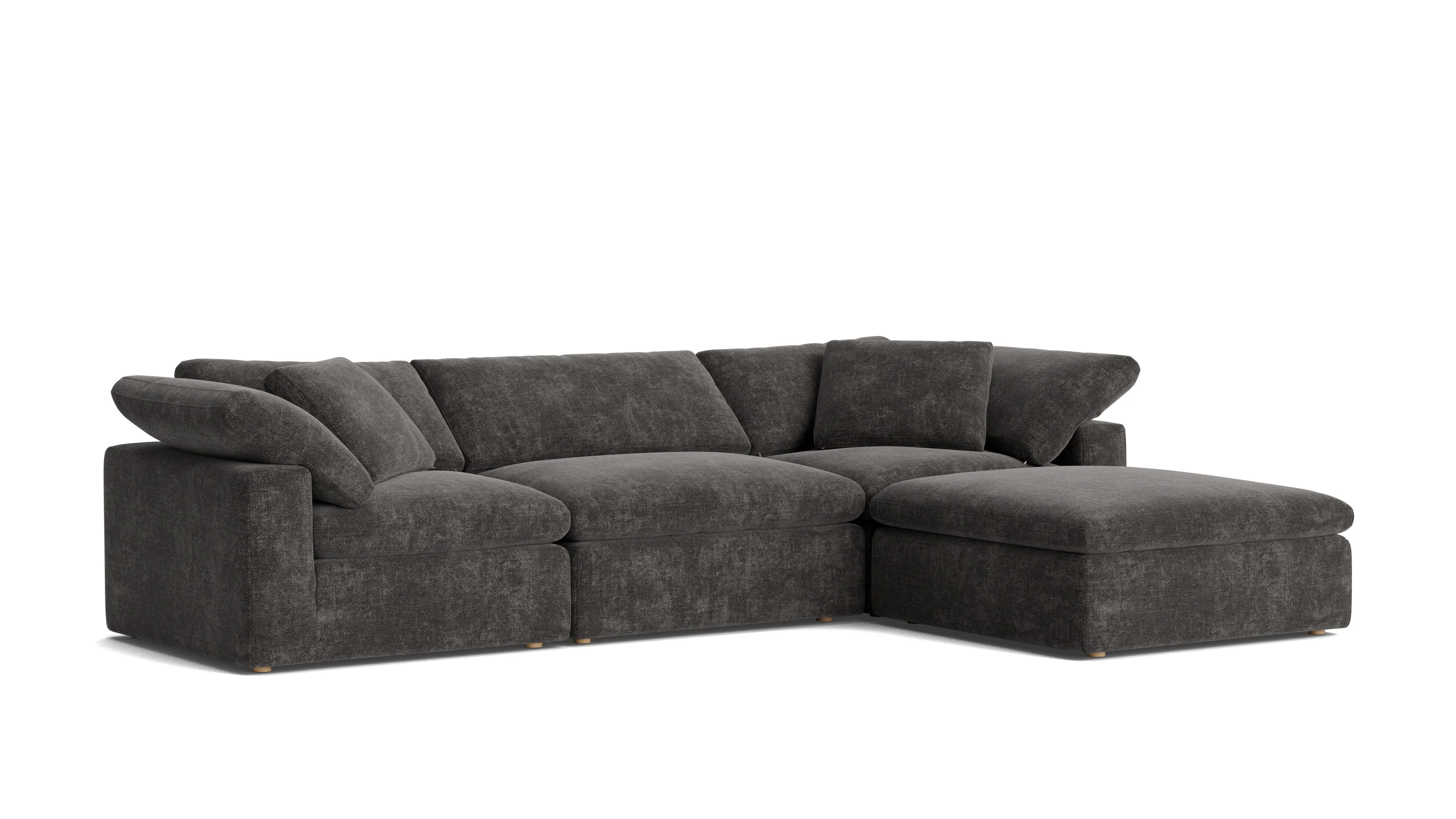 Movie Night™ 4-Piece Modular Sectional, Large, Truffle - Image 4