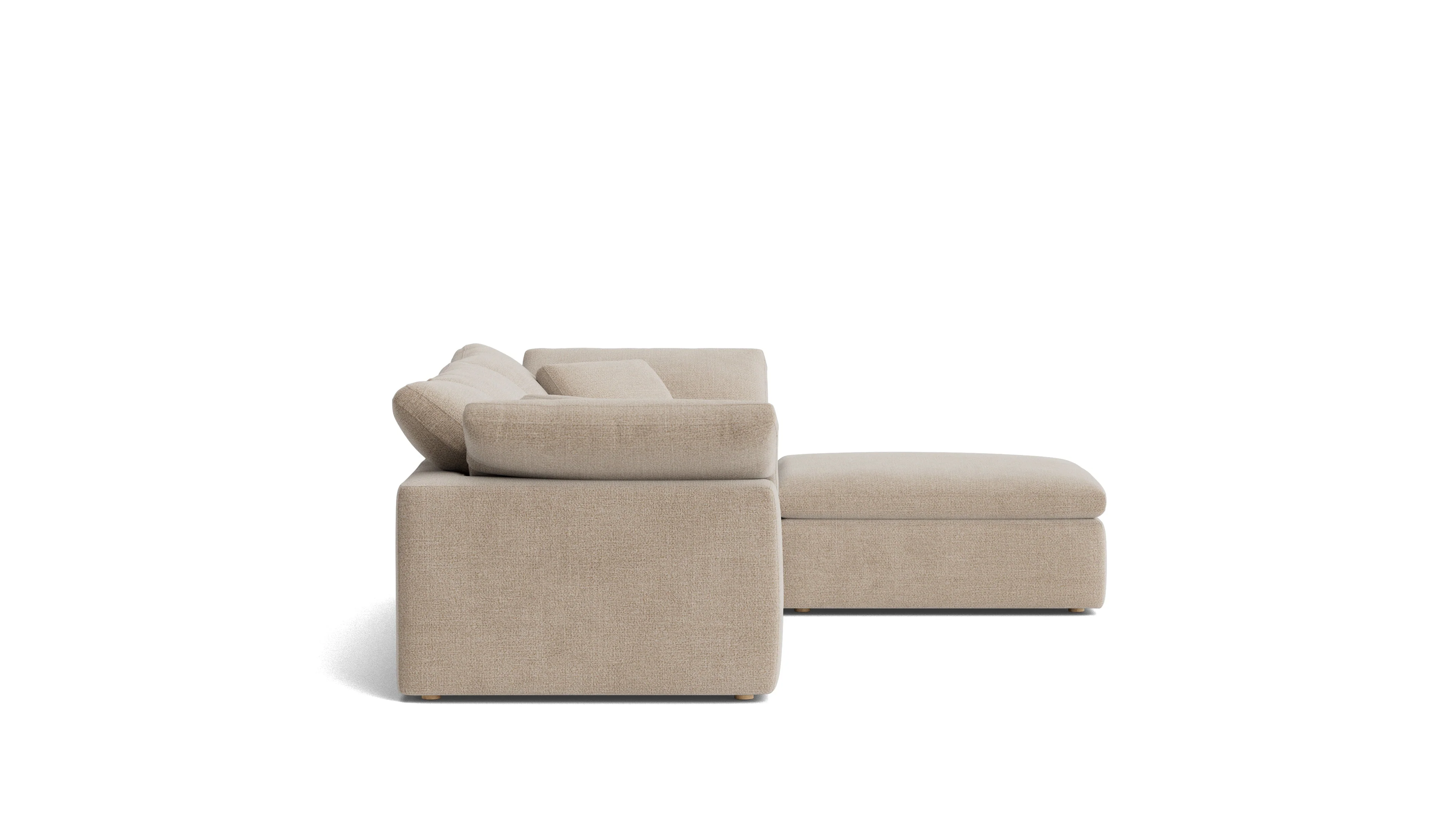 Movie Night™ 4-Piece Modular Sectional, Standard, Champagne - Image 5