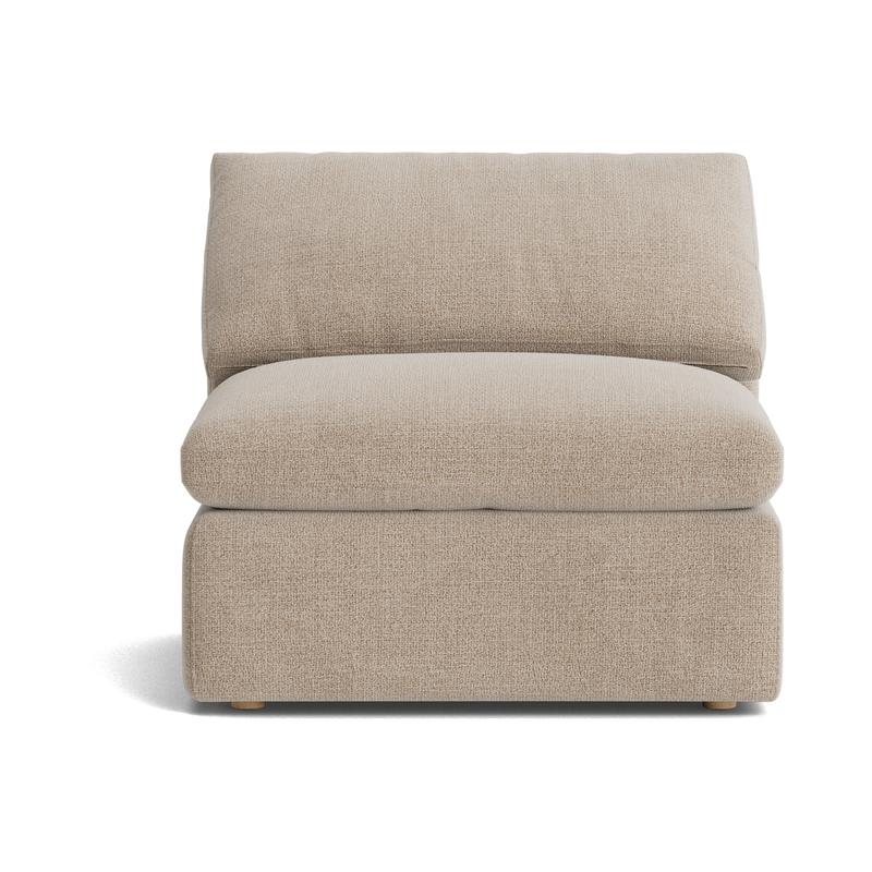 Movie Night™ Armless Chair, Standard, Champagne
