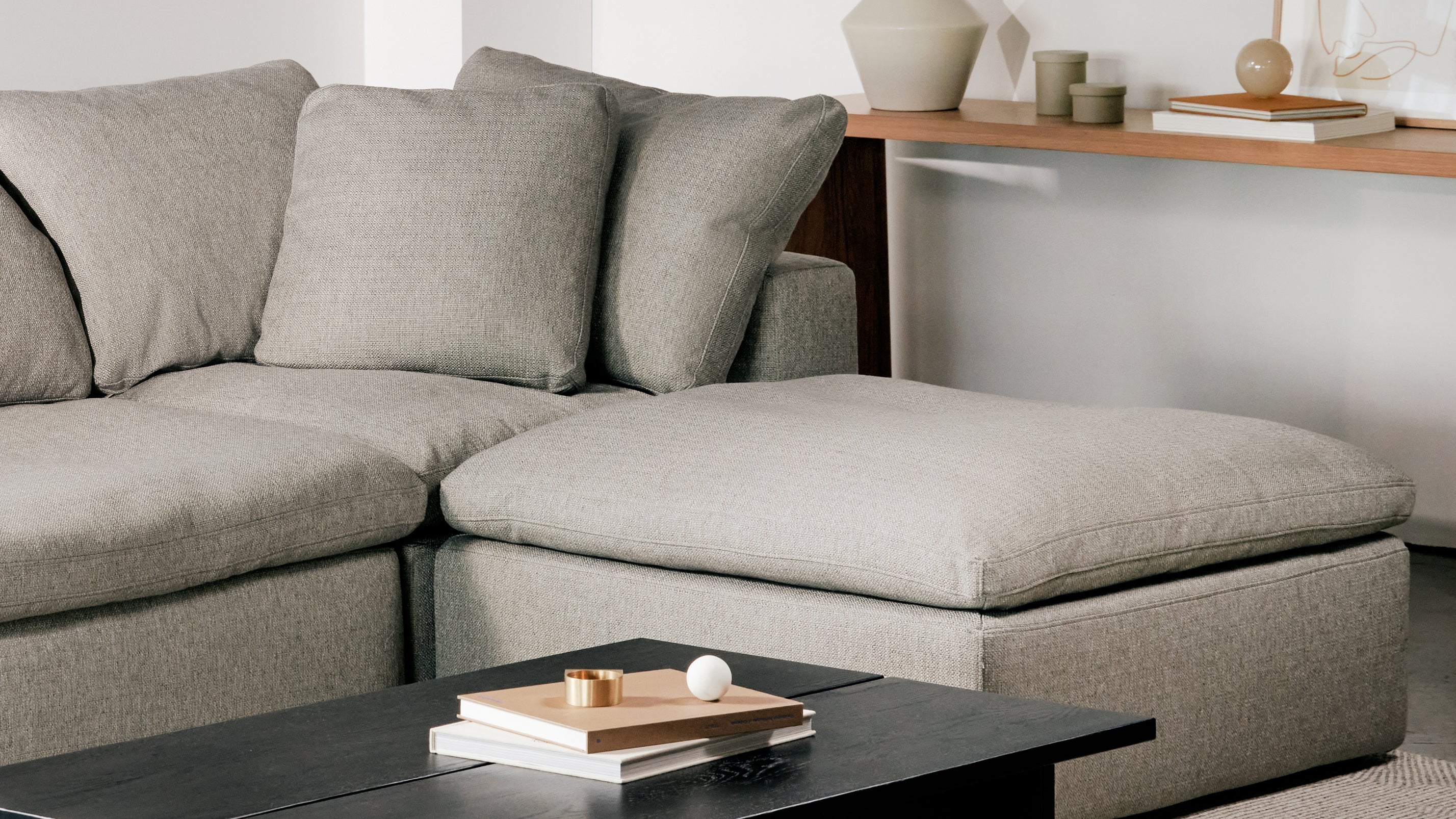 Movie Night™ 3-Piece Modular Sectional, Large, Dark Shadow - Image 3