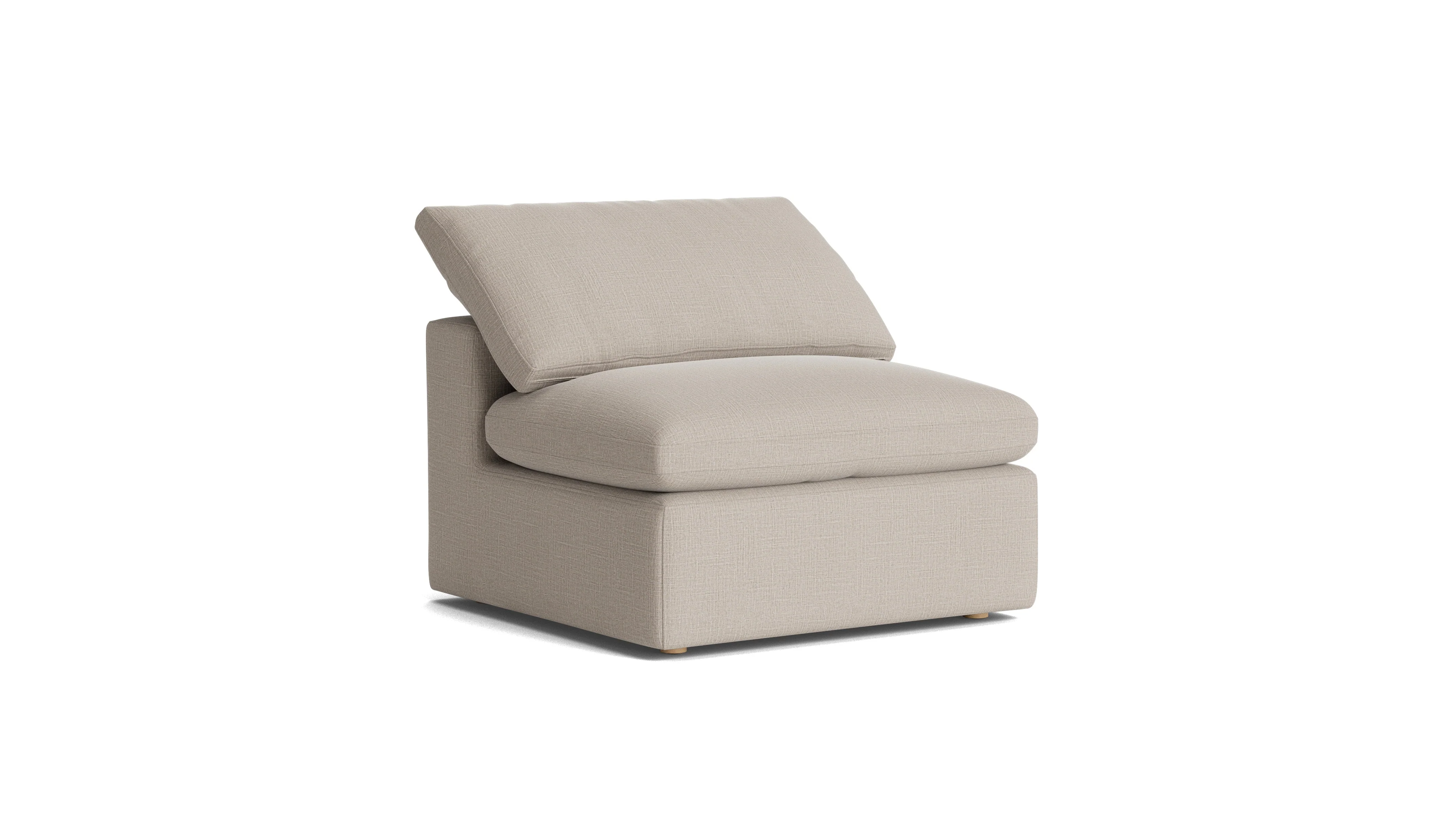 Movie Night™ Armless Chair, Large, Light Pebble - Image 3