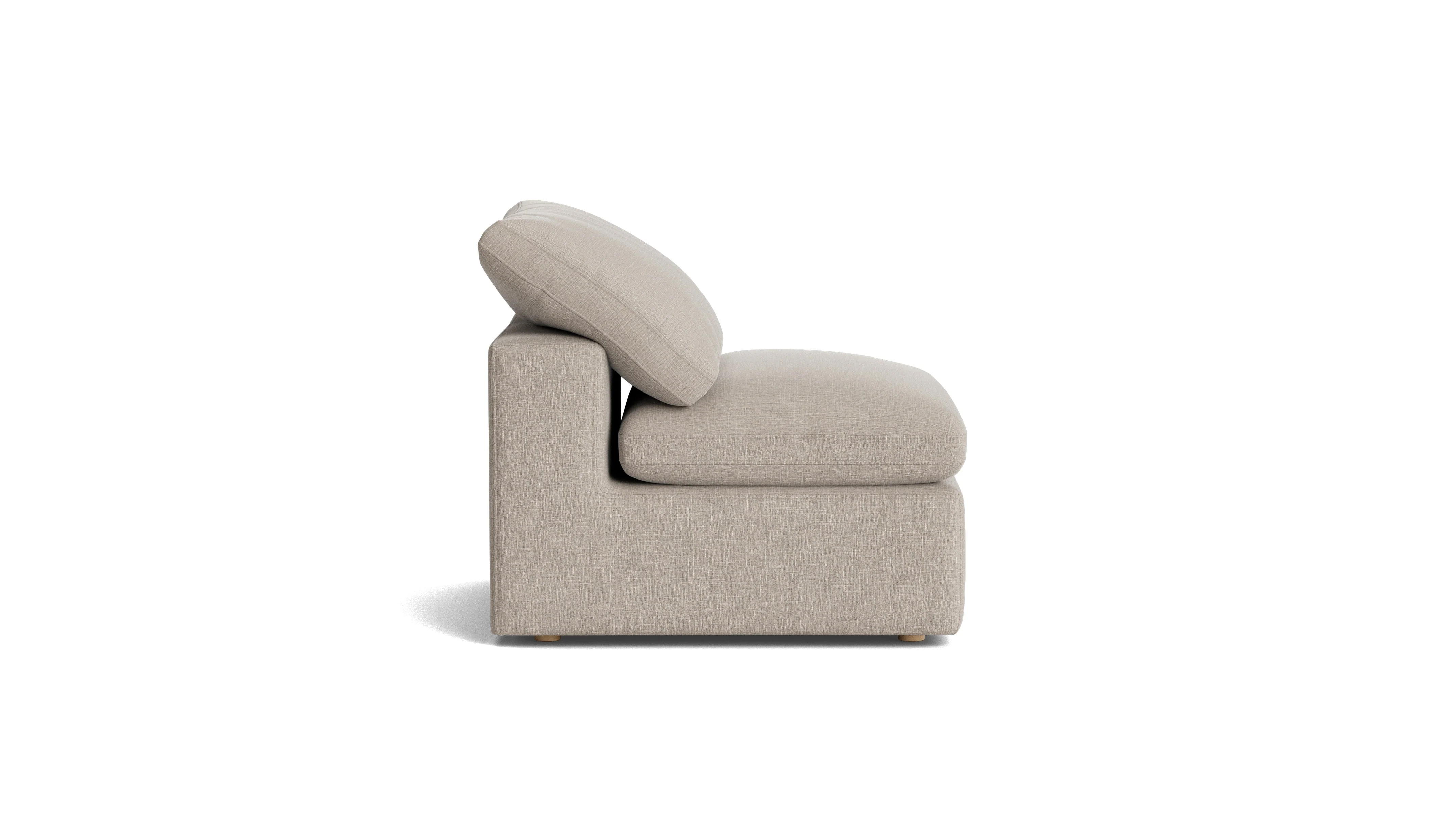 Movie Night™ Armless Chair, Large, Light Pebble - Image 4