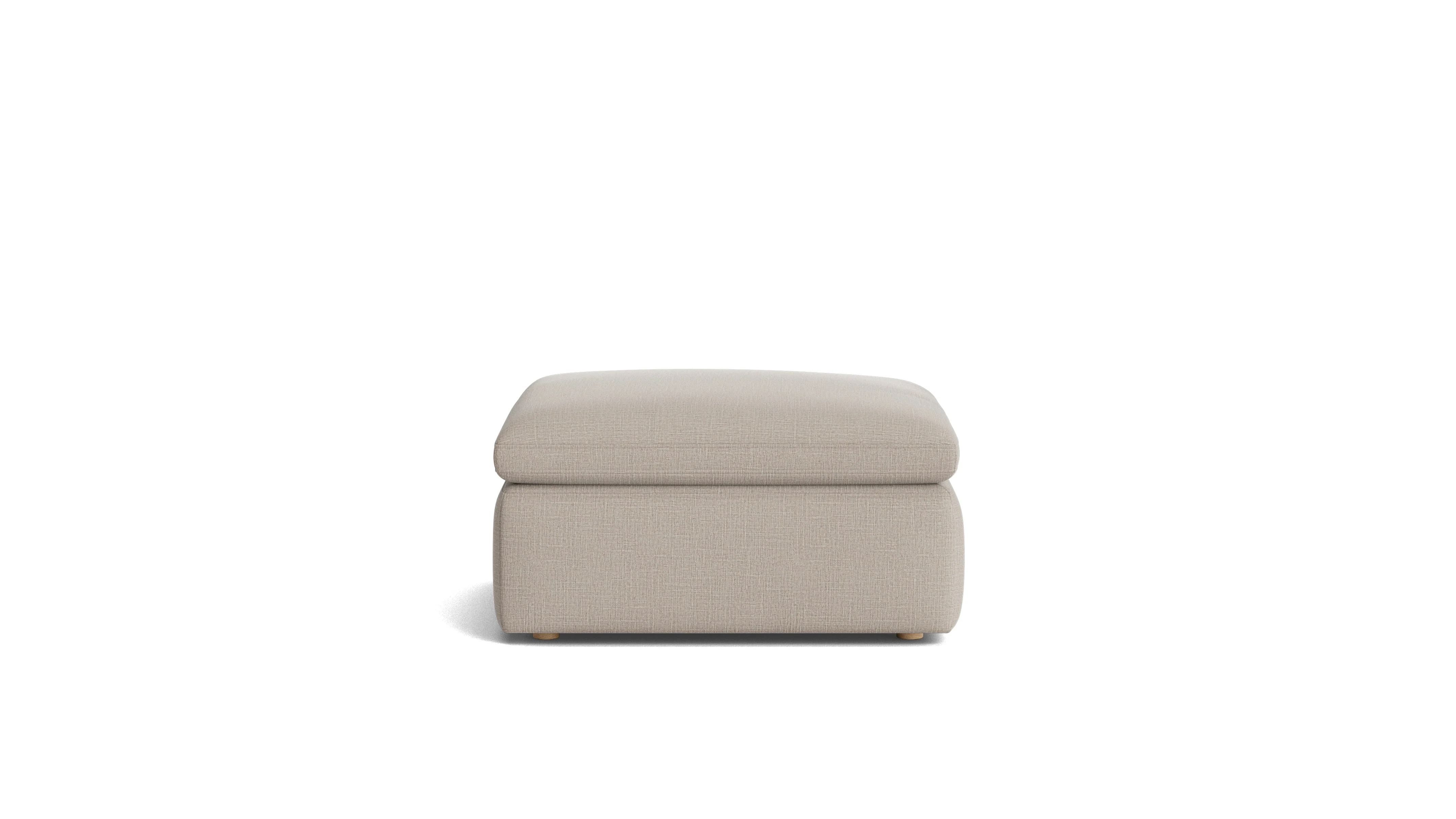 Movie Night™ Ottoman, Large, Light Pebble - Image 4