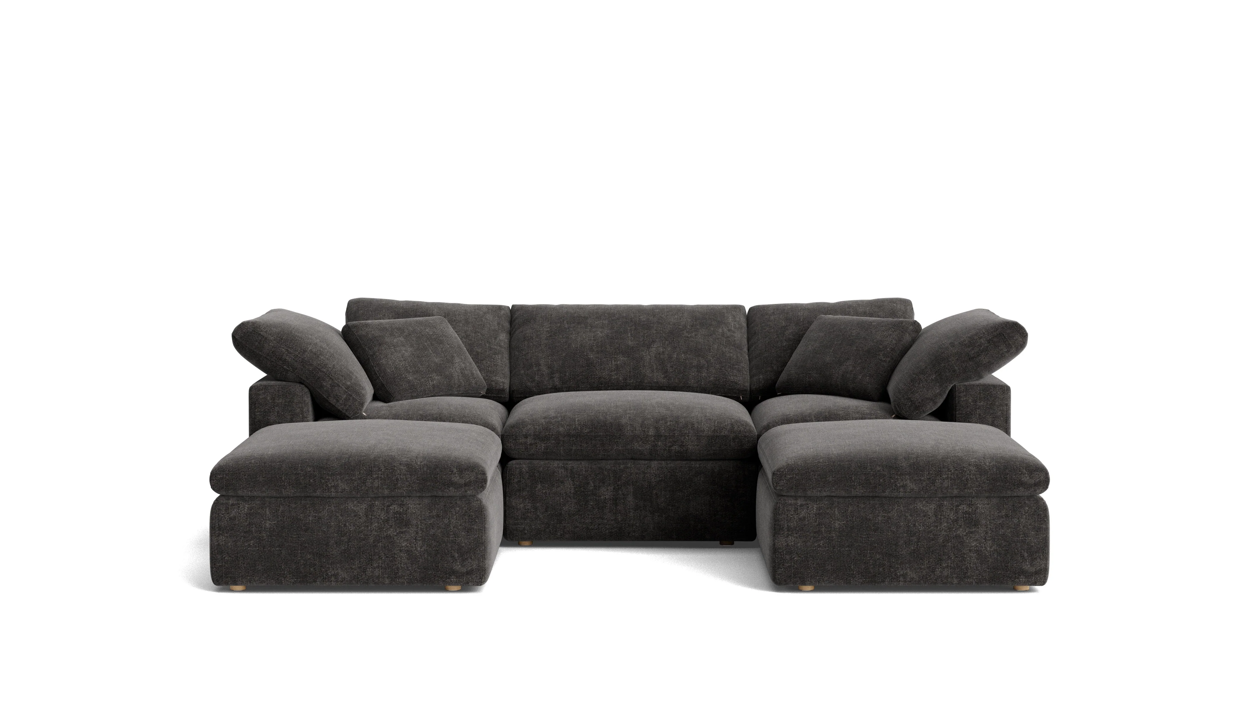 Movie Night™ 5-Piece Modular U-Shaped Sectional, Standard, Truffle - Image 2