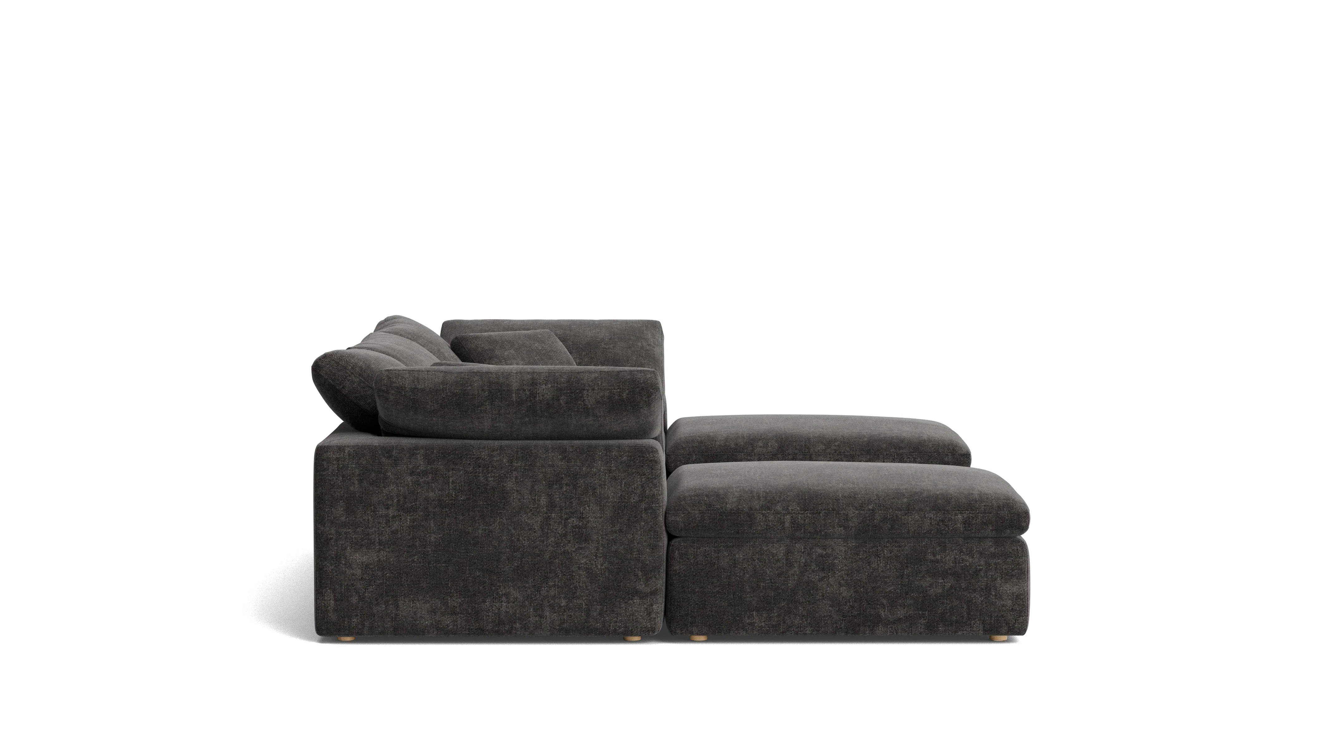 Movie Night™ 5-Piece Modular U-Shaped Sectional, Standard, Truffle - Image 4