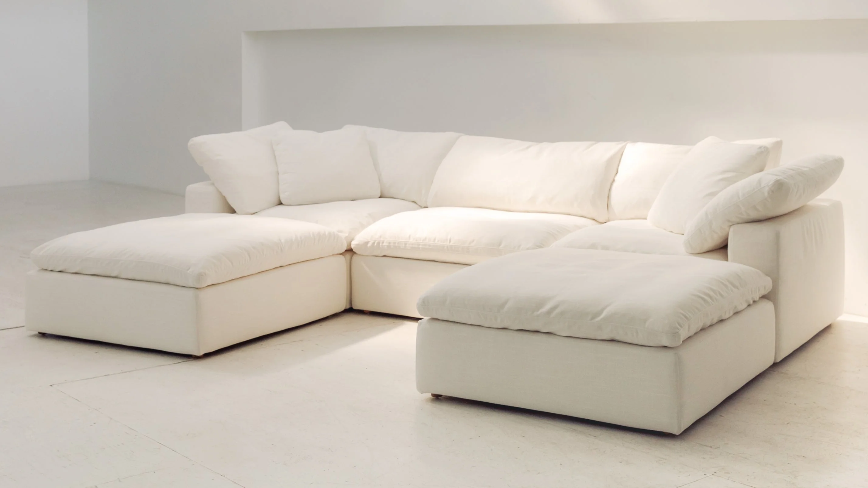 Movie Night™ 6-Piece Modular U-Shaped Sectional, Large, Truffle - Image 8