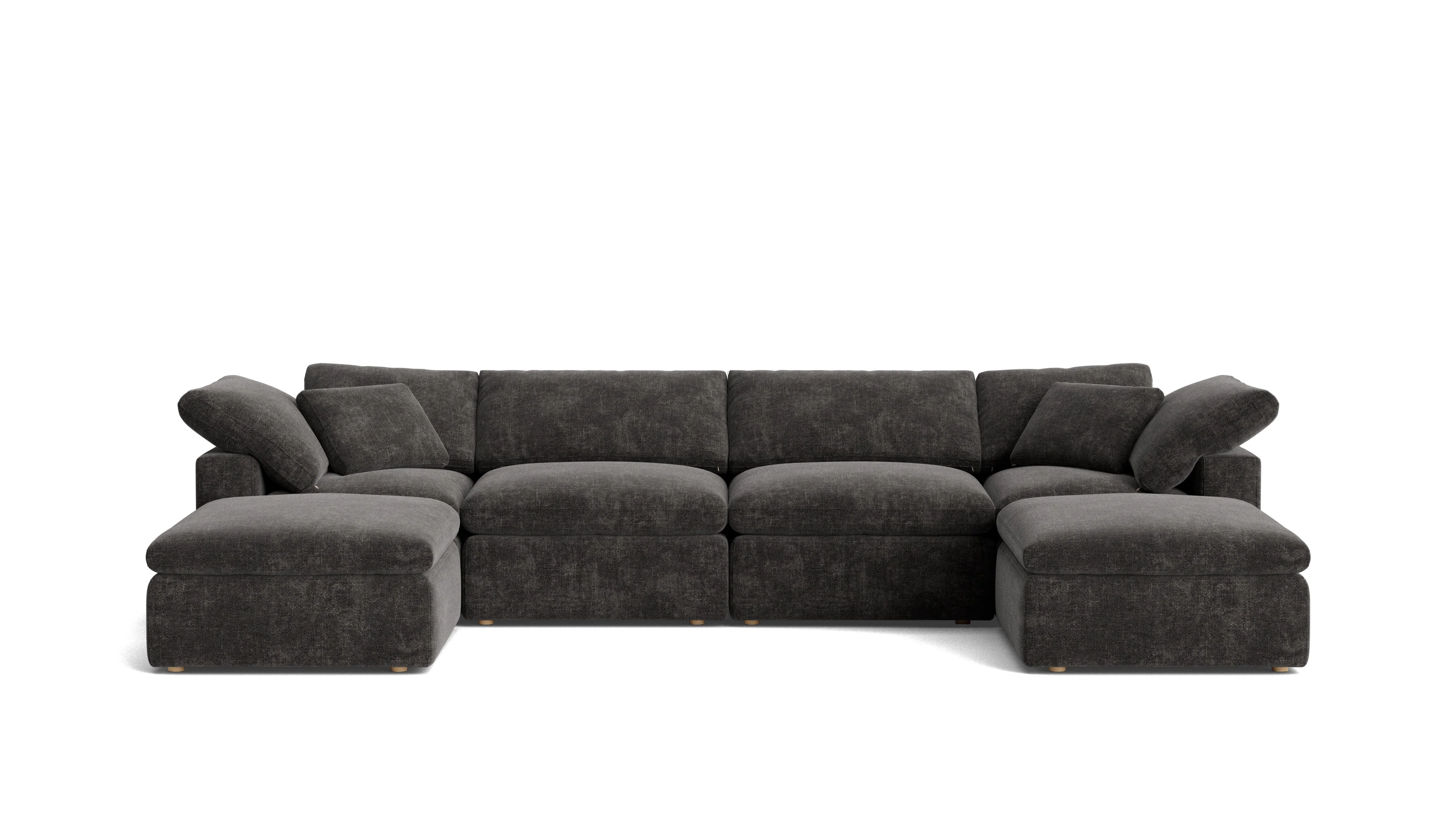 Movie Night™ 6-Piece Modular U-Shaped Sectional, Standard, Truffle - Image 2
