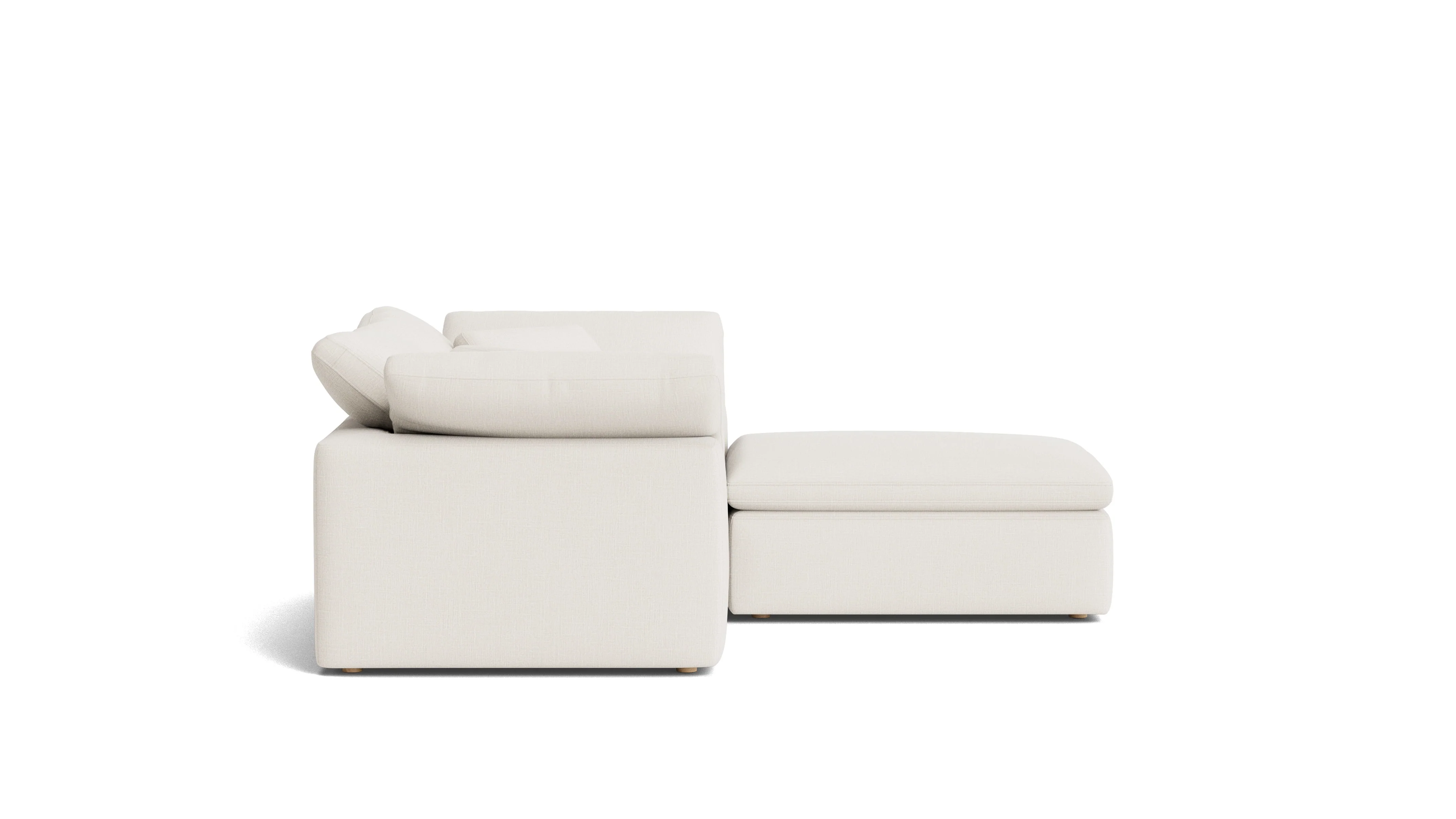 Movie Night™ 3-Piece Modular Sectional, Standard, Cream Linen - Image 5
