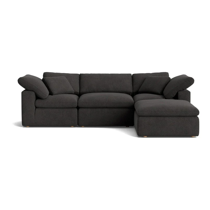 Movie Night™ 4-Piece Modular Sectional, Standard, Dark Shadow