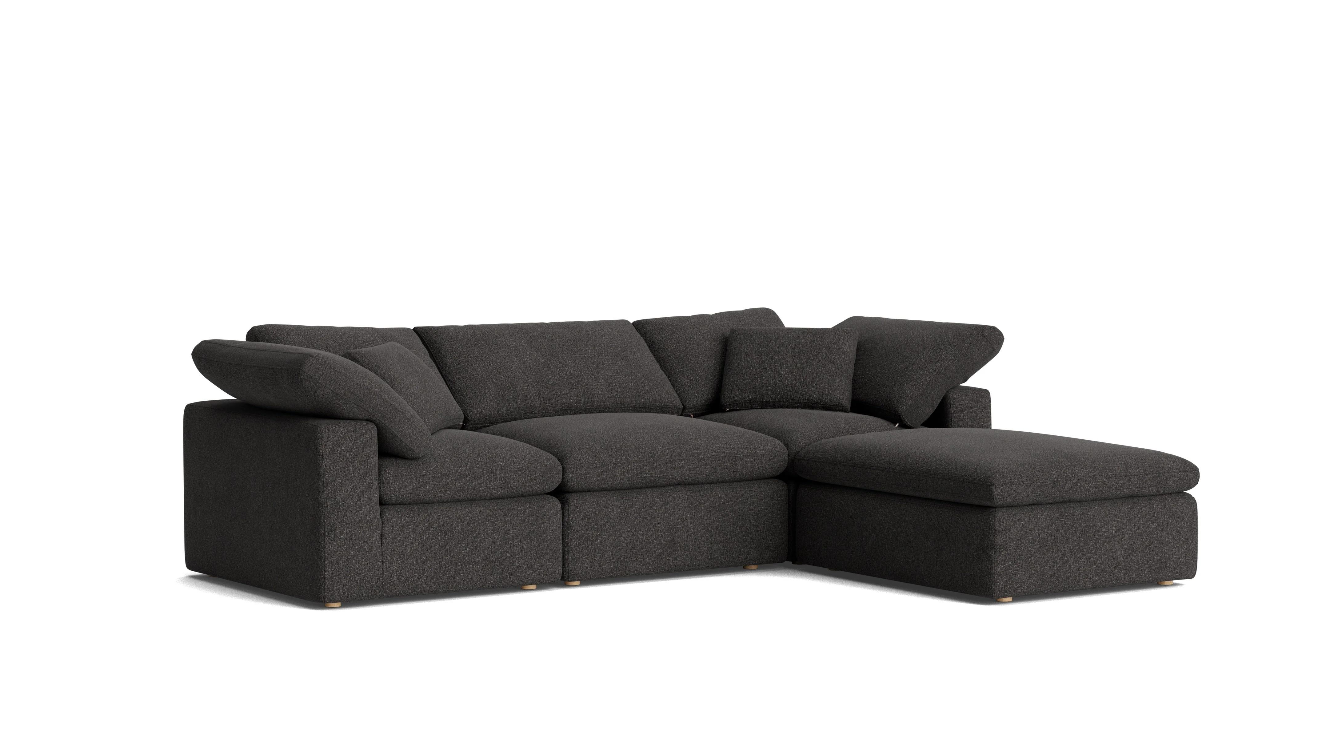 Movie Night™ 4-Piece Modular Sectional, Standard, Dark Shadow - Image 4