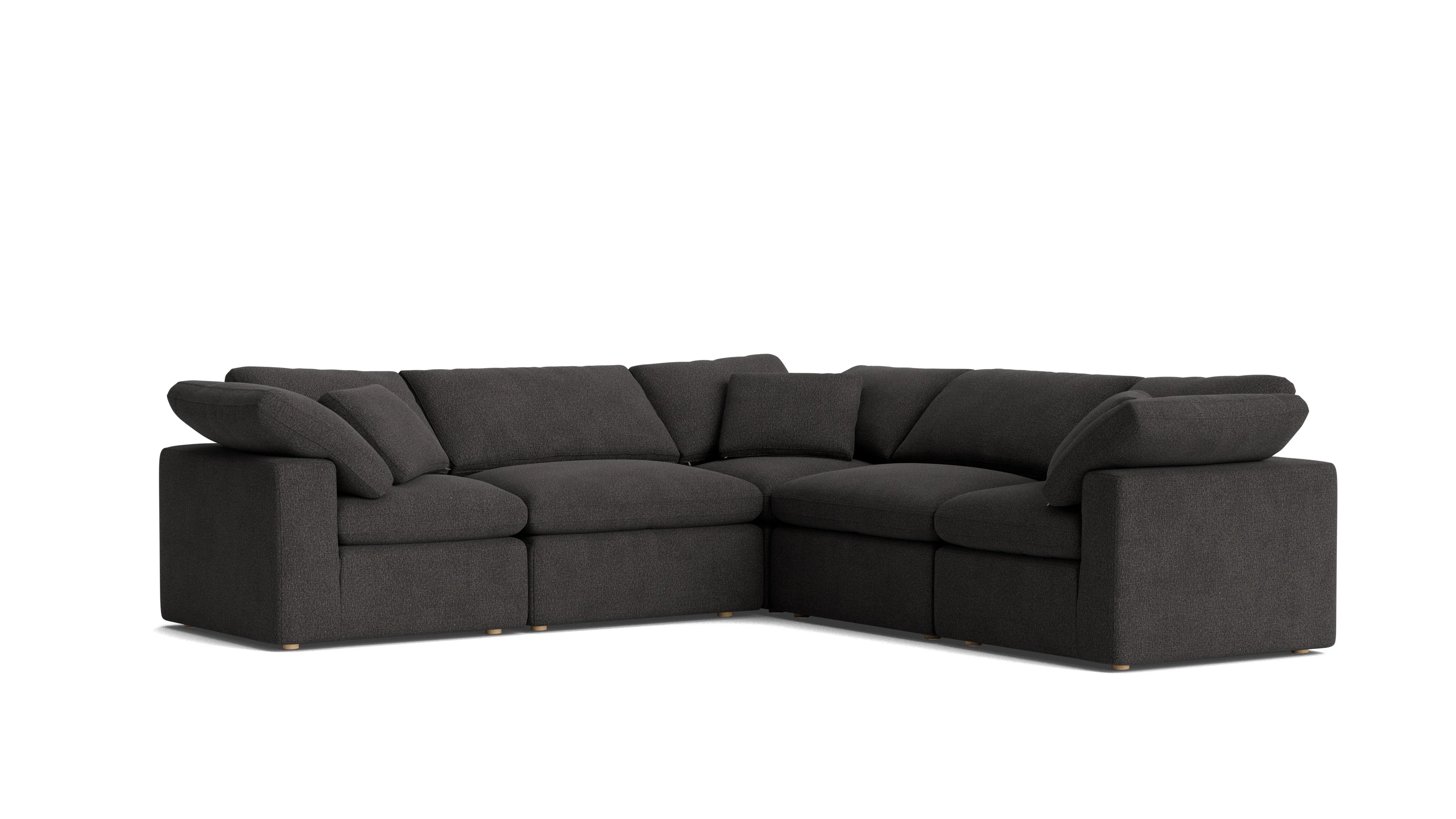Movie Night™ 5-Piece Modular Sectional Closed, Standard, Dark Shadow - Image 4