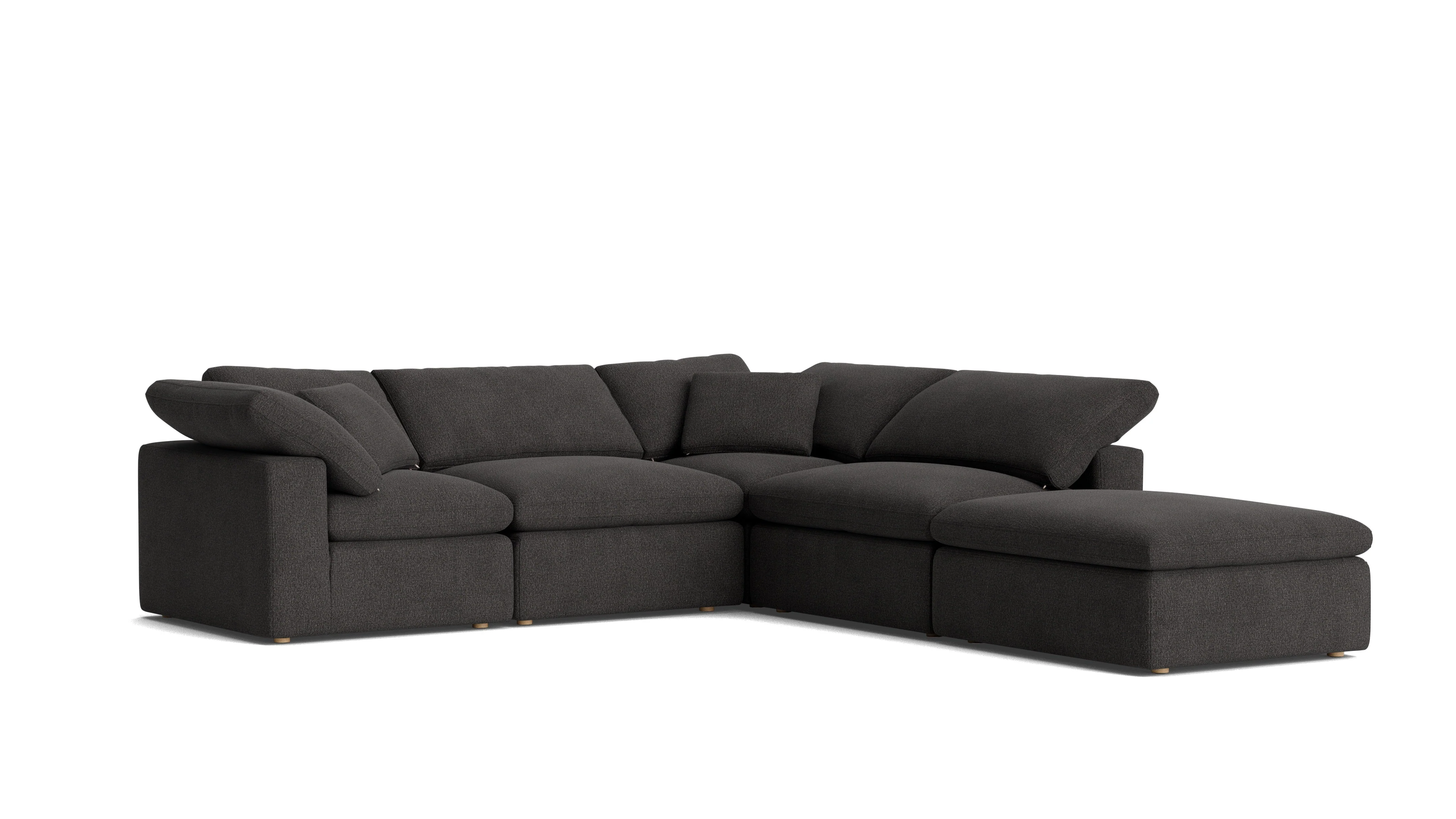 Movie Night™ 5-Piece Modular Sectional, Standard, Dark Shadow - Image 4