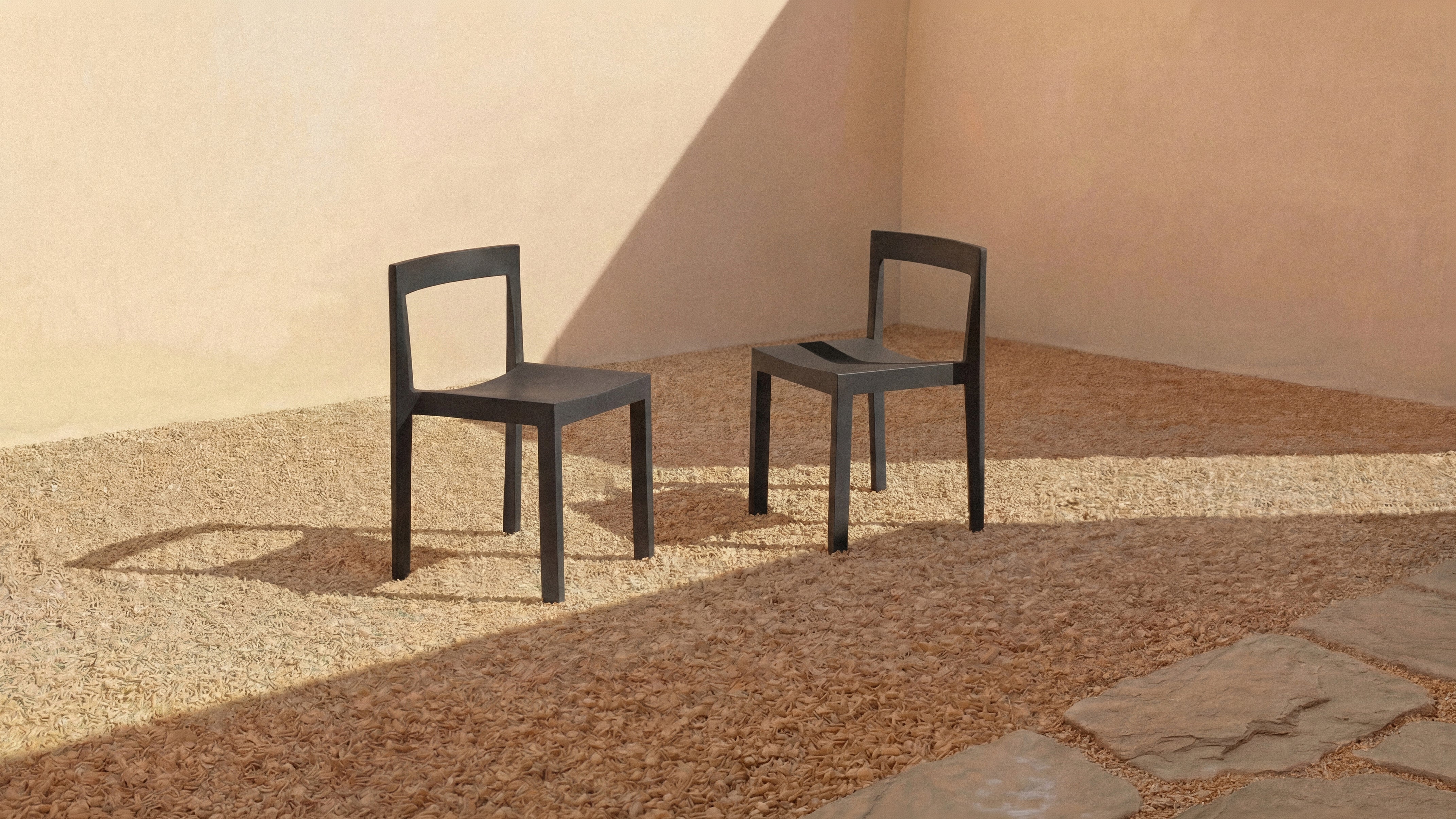 Open Air Outdoor Dining Chair (Set Of Two), Carbon - Image 3