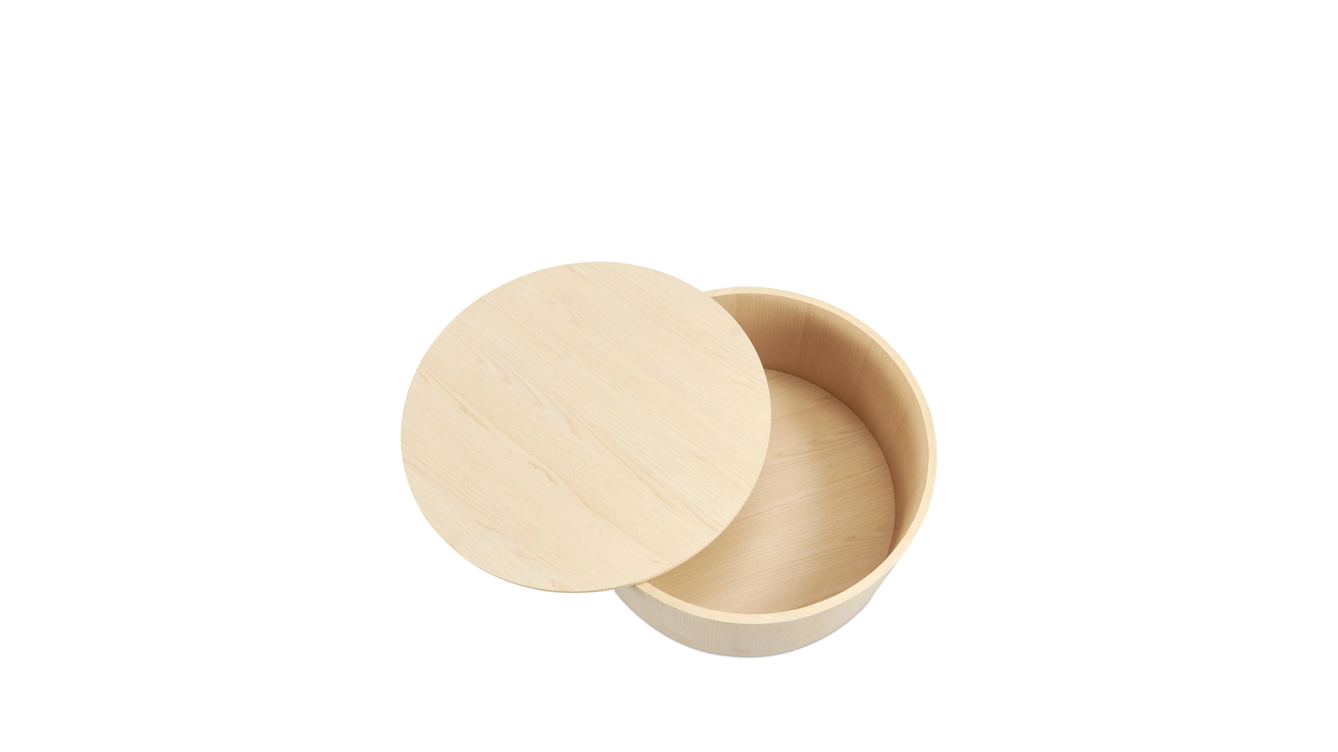 Orbit Storage Coffee Table, White Ash - Image 10