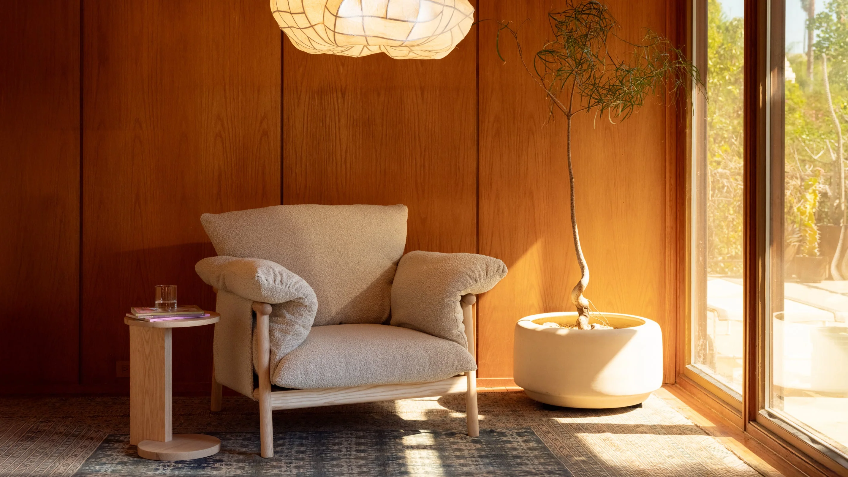 Pillow Talk Lounge Chair, Warm Frost - Image 3