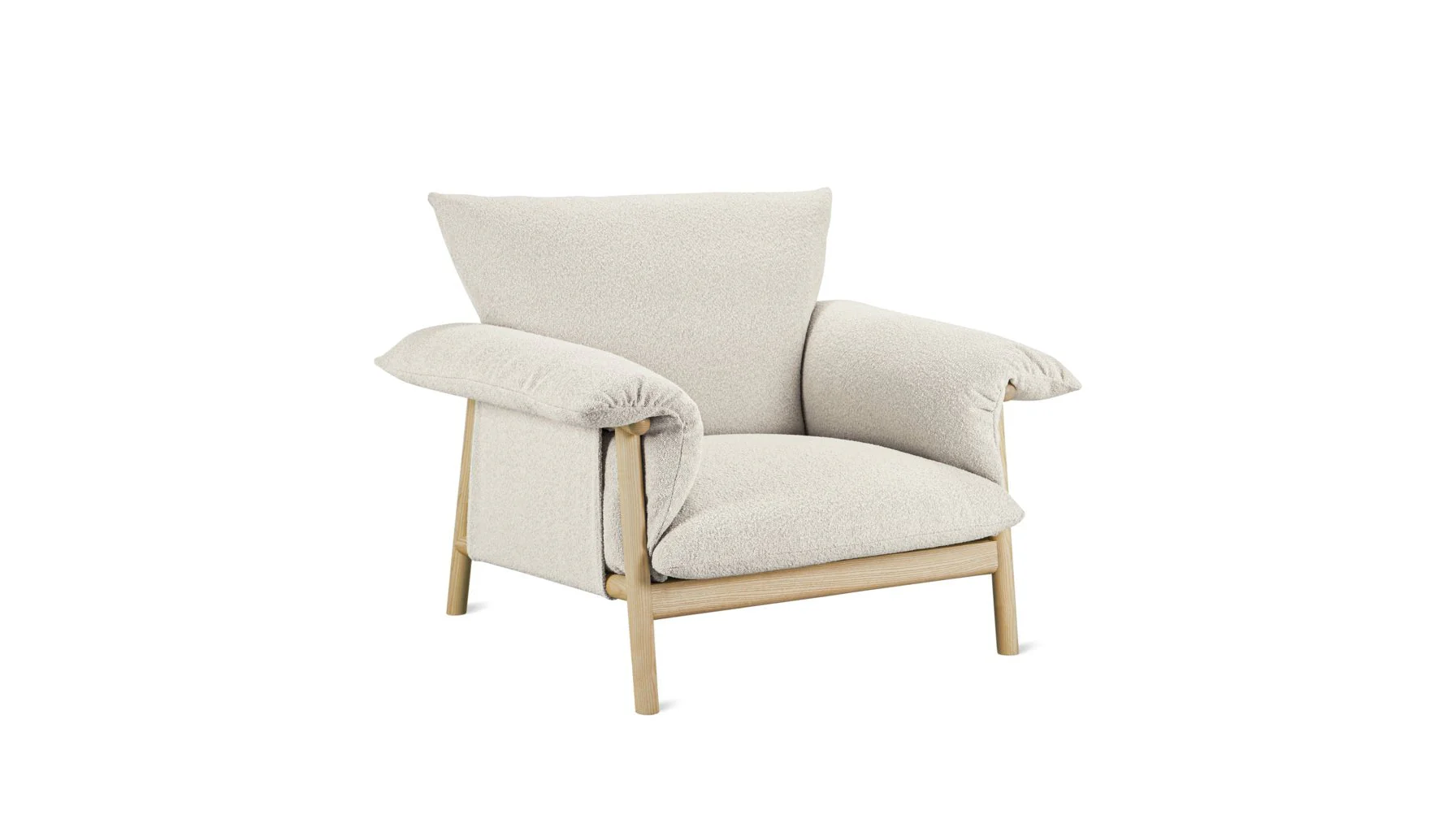 Pillow Talk Lounge Chair, Warm Frost - Image 4