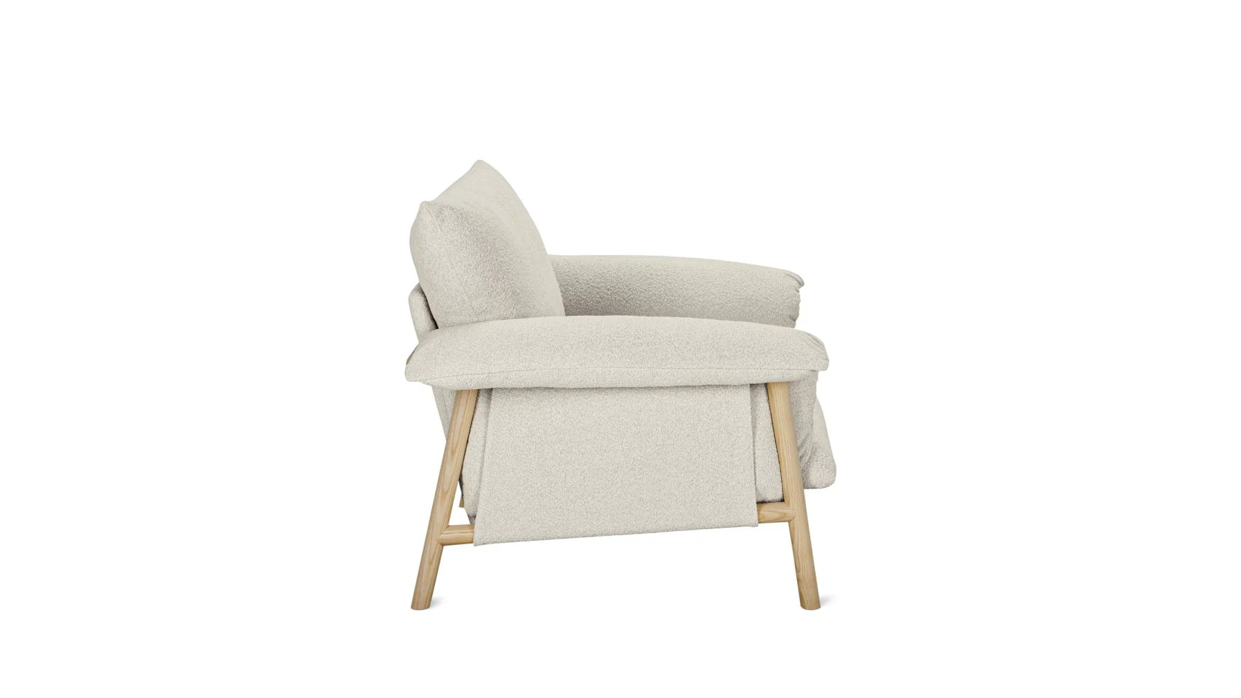 Pillow Talk Lounge Chair, Warm Frost - Image 5