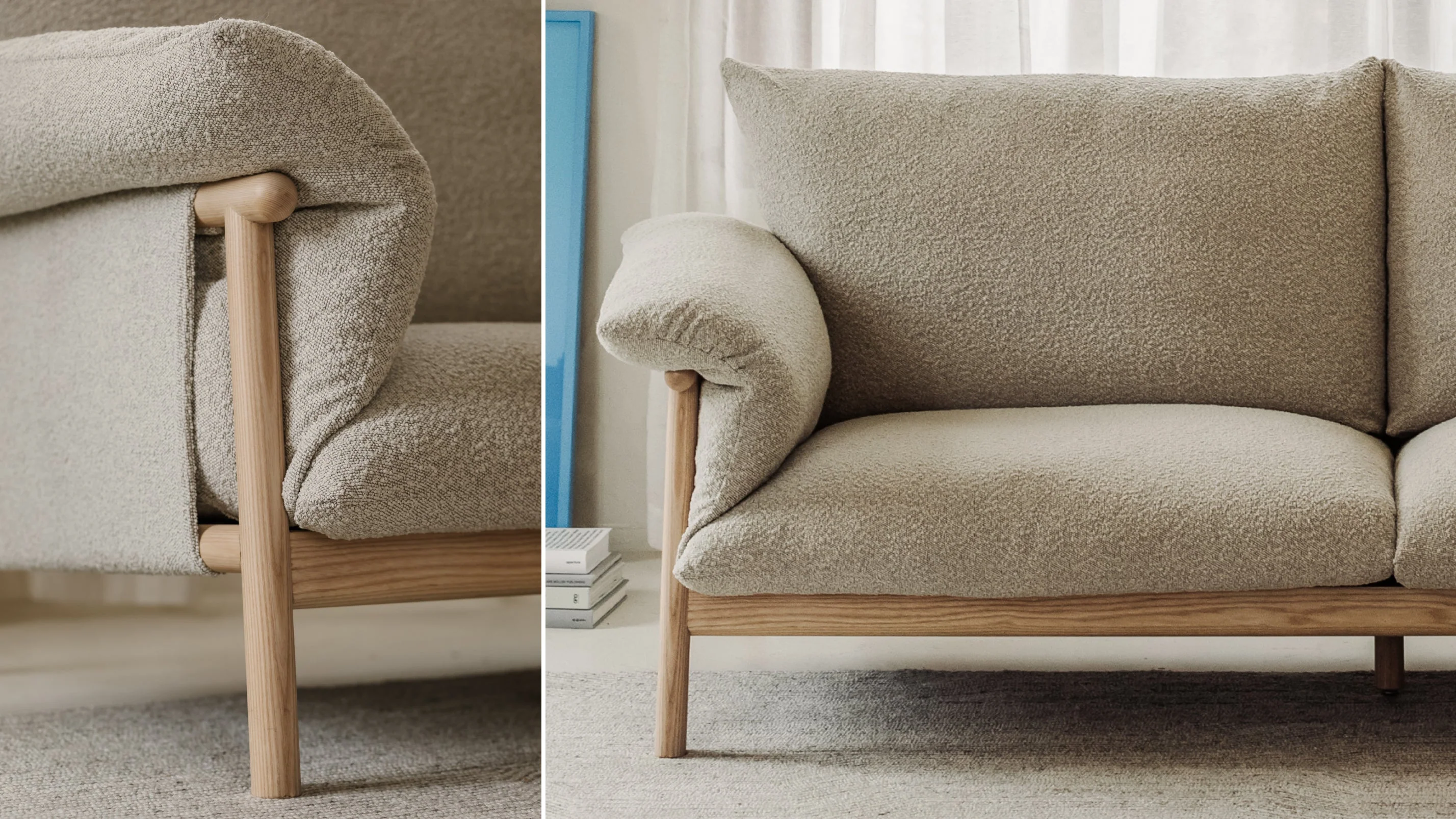 Pillow Talk Sofa, Warm Frost - Image 4