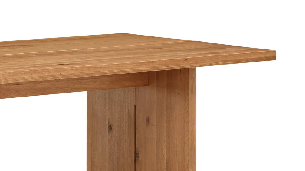 Plane Dining Table, Seats 8-10 People, Oak - Image 11