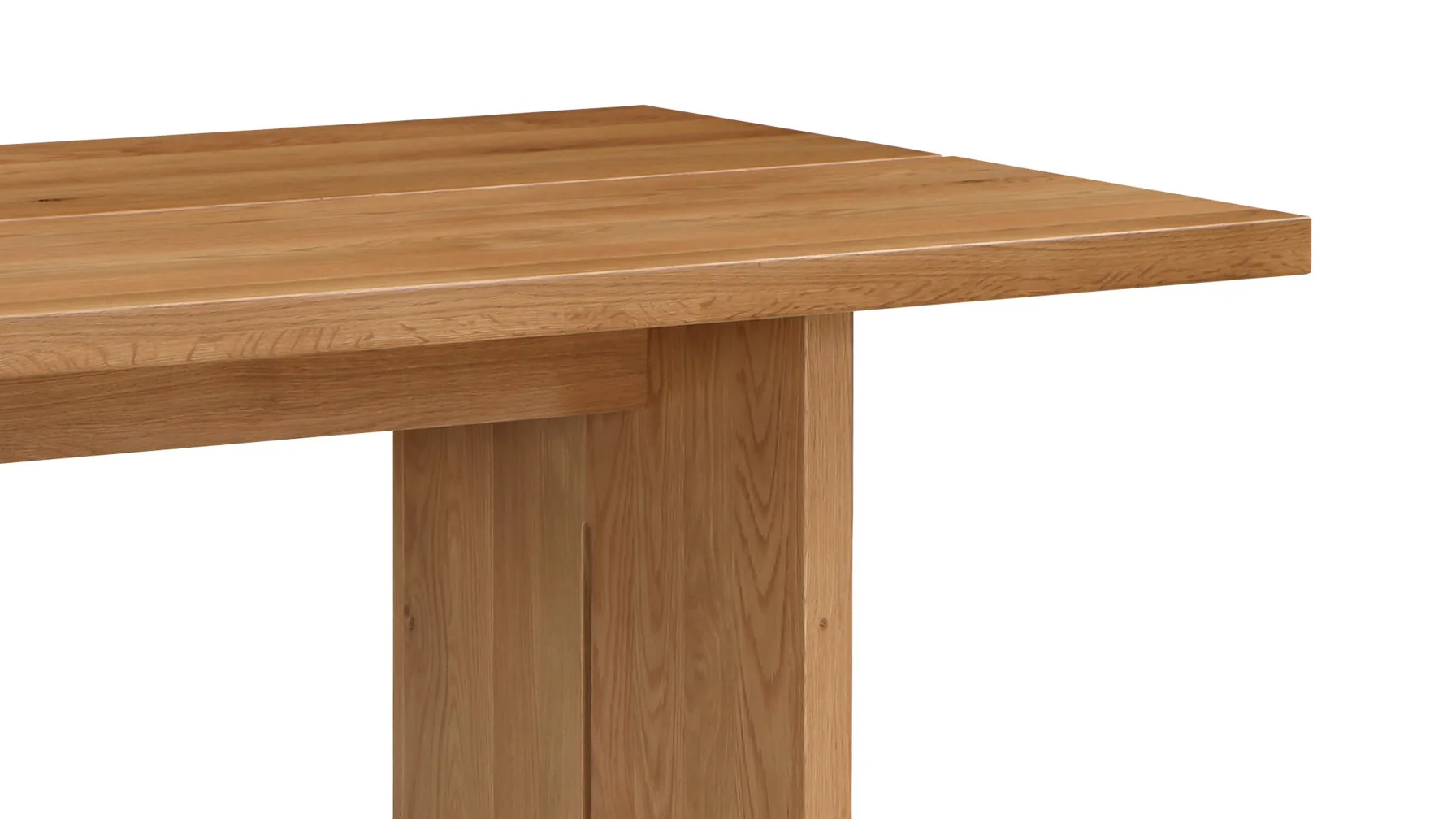 Plane Dining Table, Seats 4-6 People, Oak - Image 11