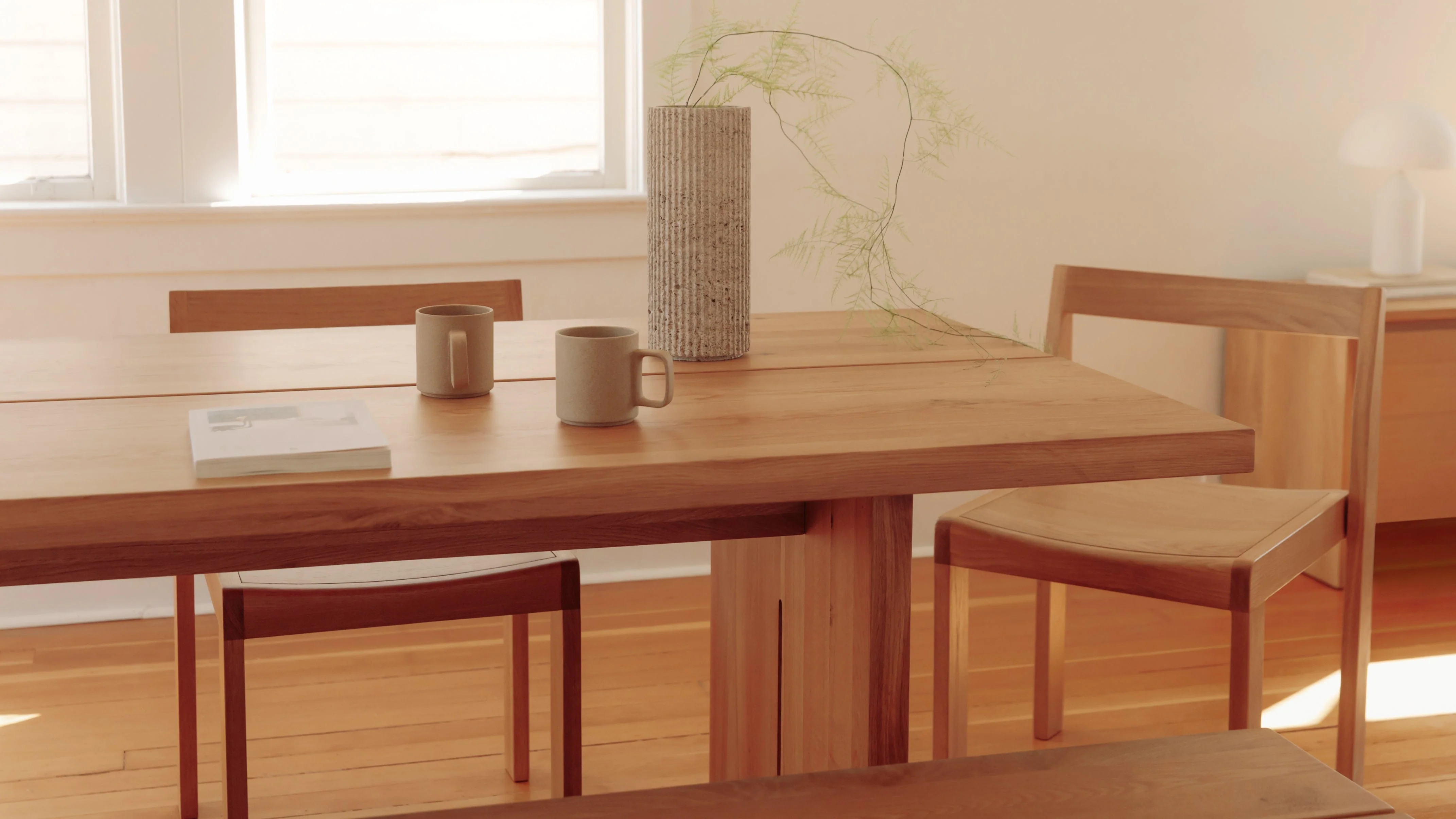 Plane Dining Table, Seats 6-8 People, Oak - Image 11