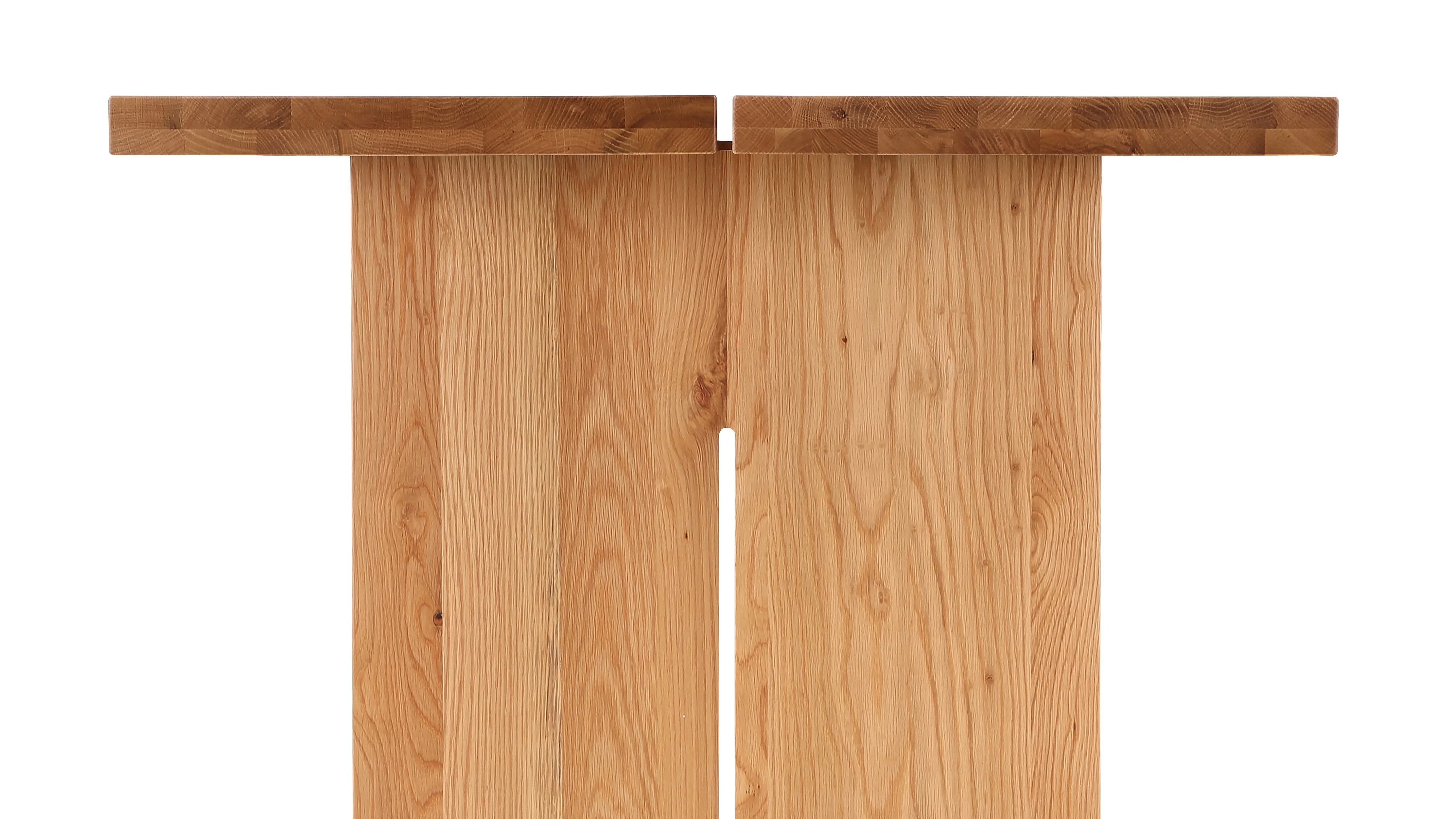 Plane Dining Table, Seats 6-8 People, Oak - Image 12