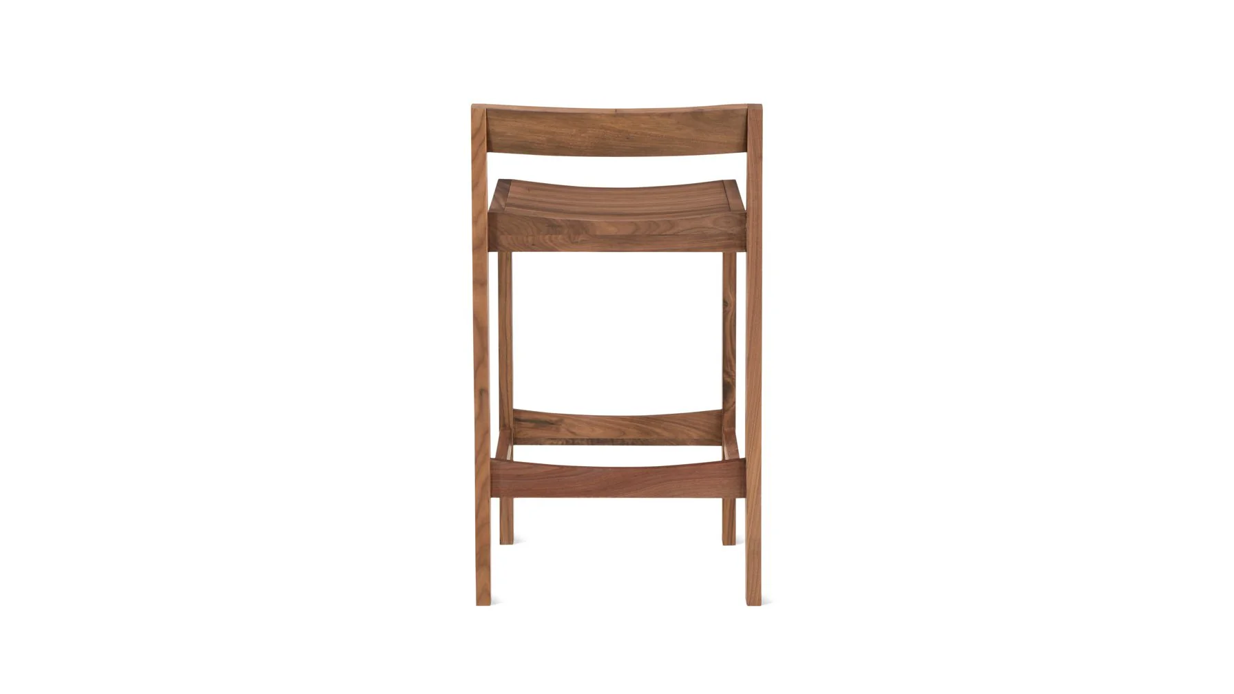 Plane Stool, Counter, American Walnut - Image 5