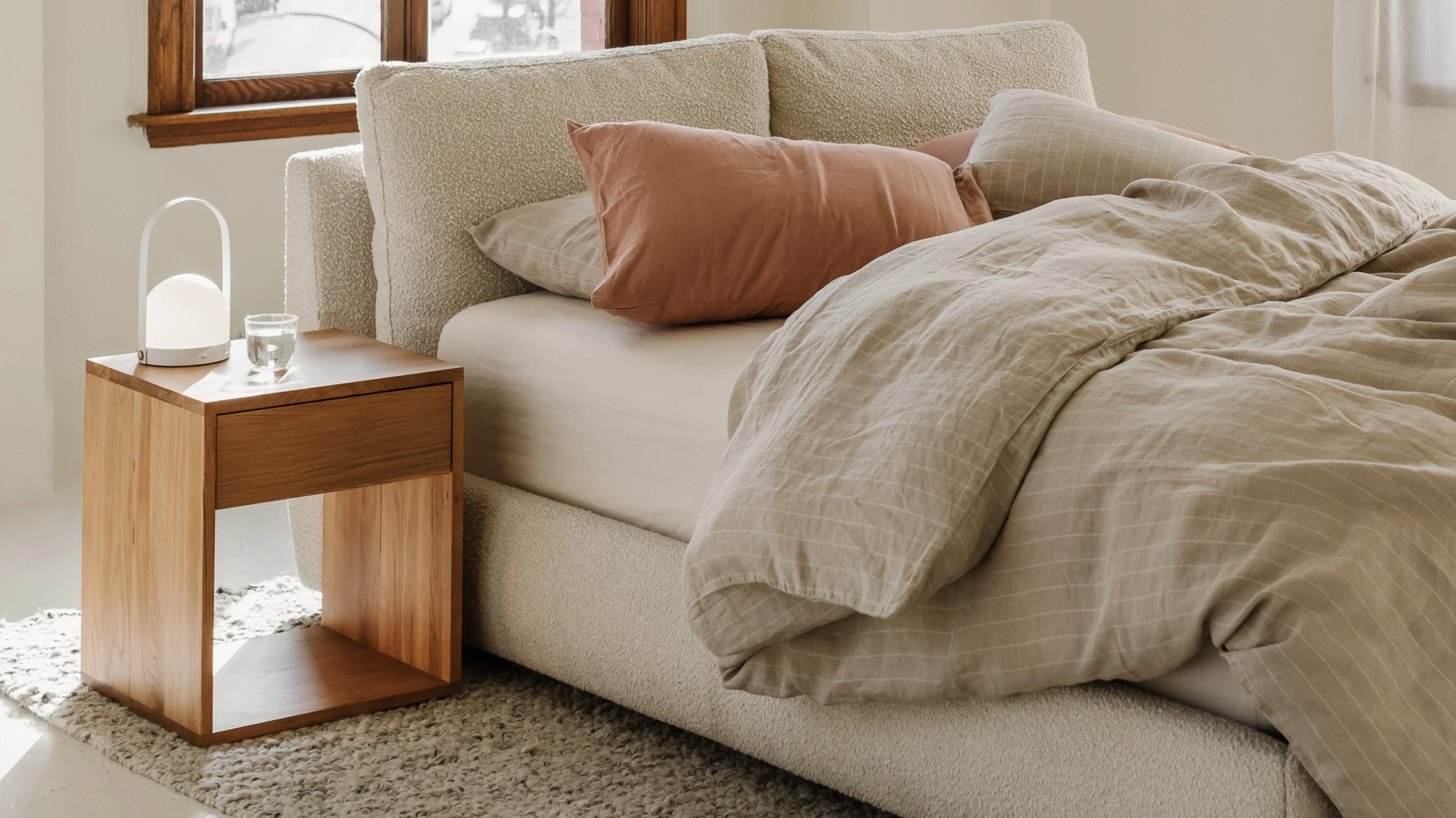 Rest Easy Nightstand With Drawer, Tall, Oak - Image 3
