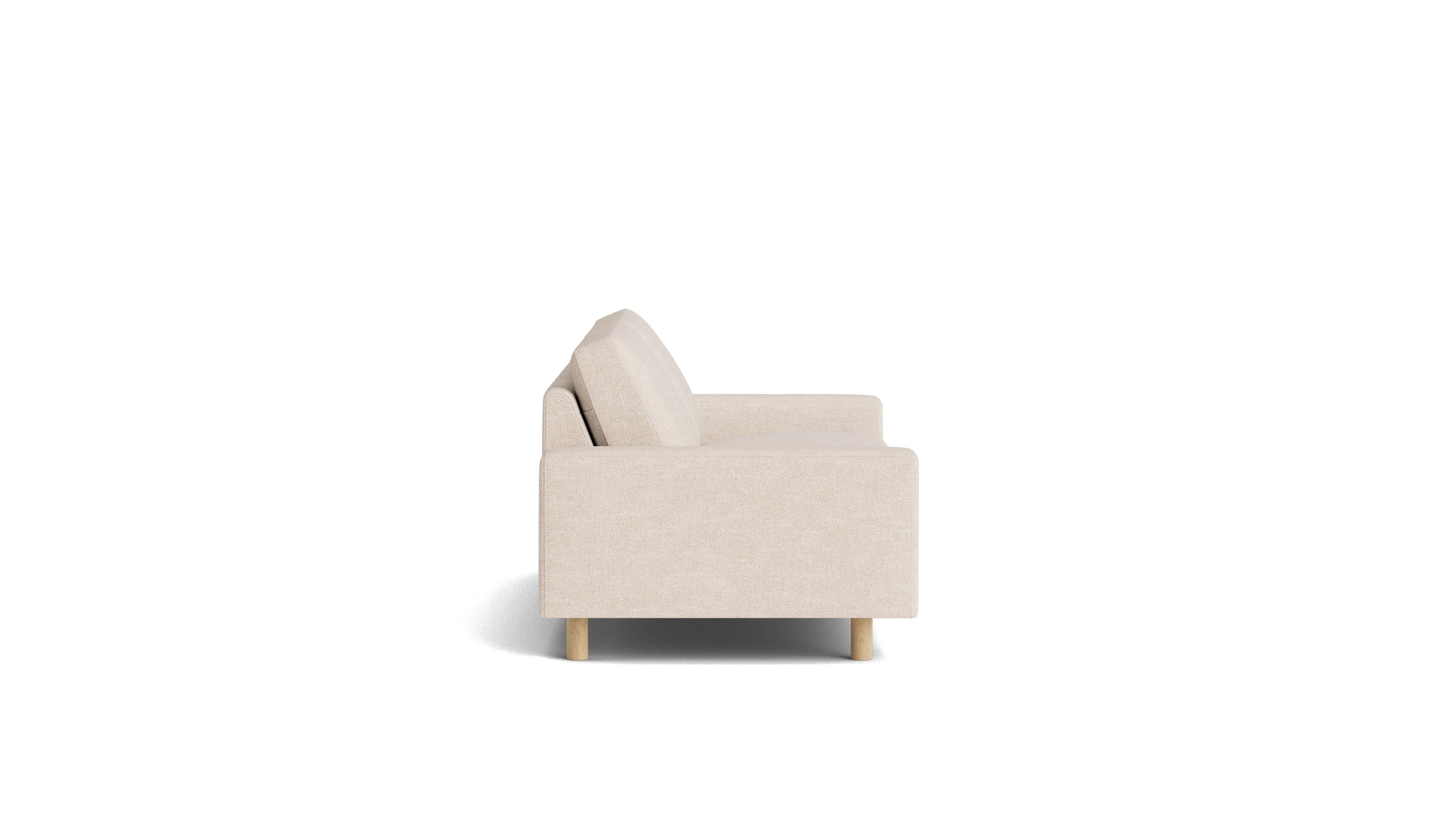 Right At Home Sofa, 2.5 Seater, Sunbeam - Image 4