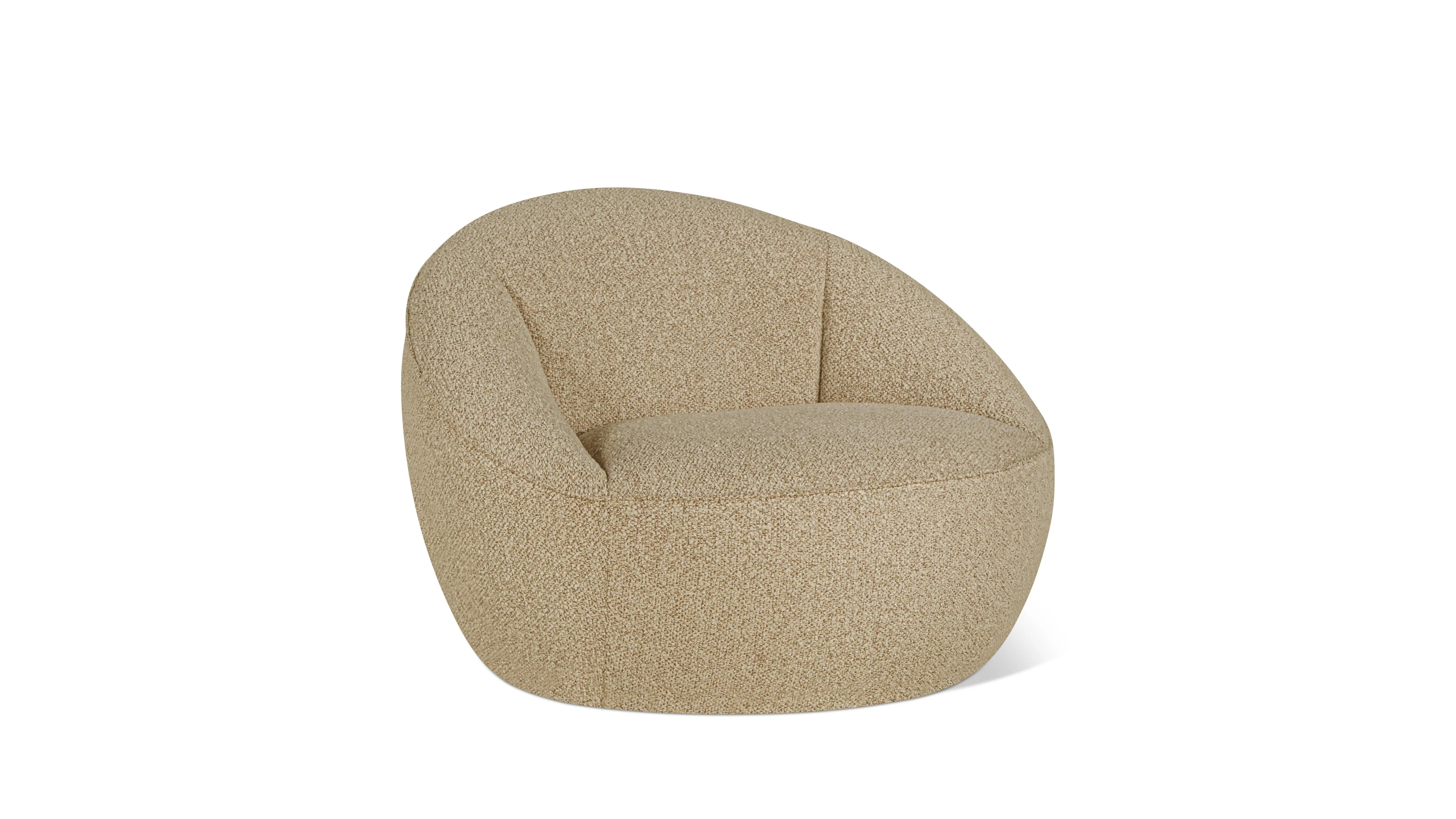 Round Trip Swivel Lounge Chair, Barley - Image 4