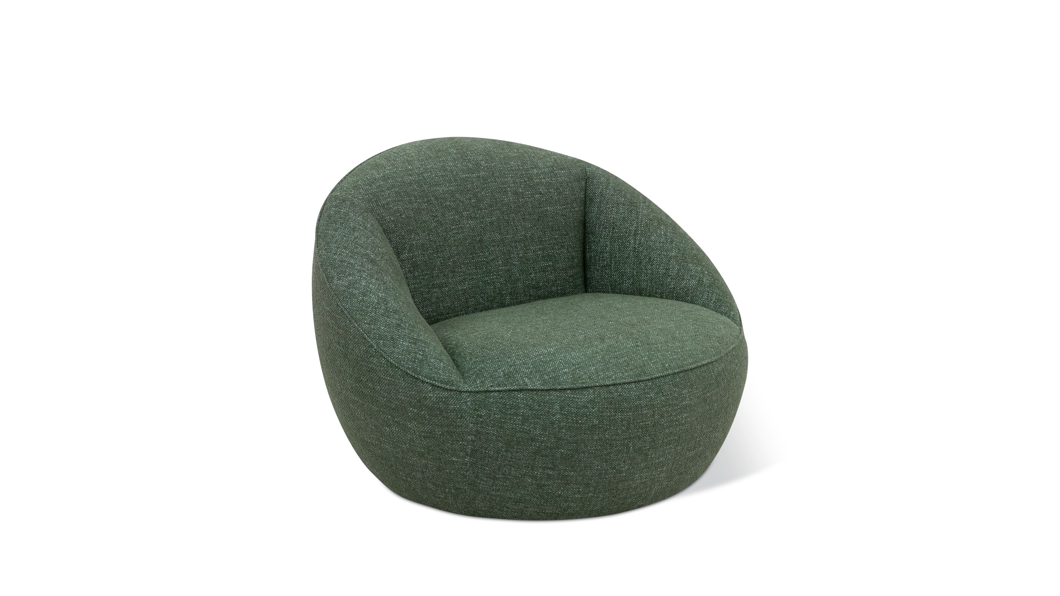 Round Trip Swivel Lounge Chair, Loden - Image 4