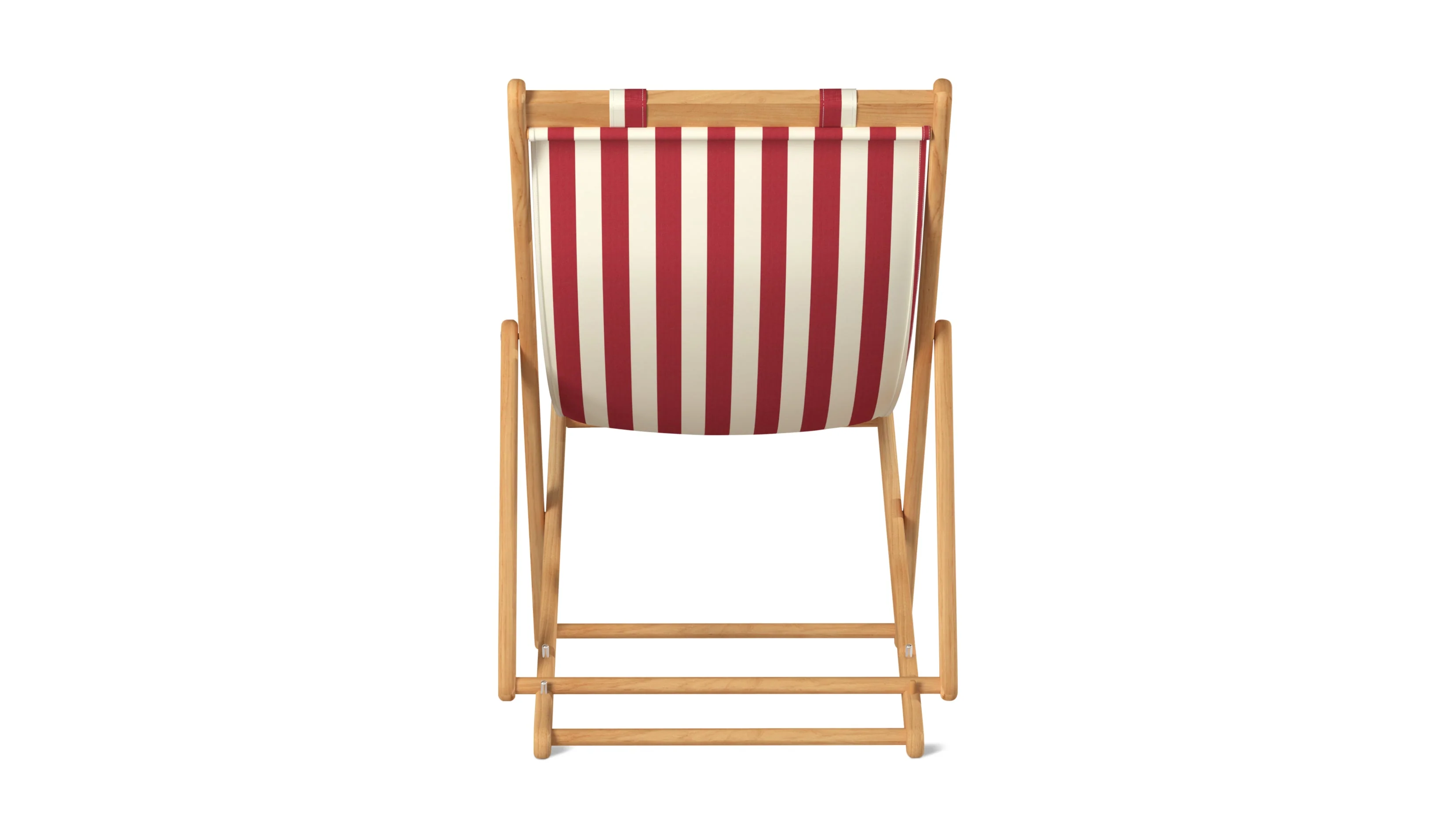 Settle In Outdoor Patio Chair, Large, Scarlet Stripe - Image 5