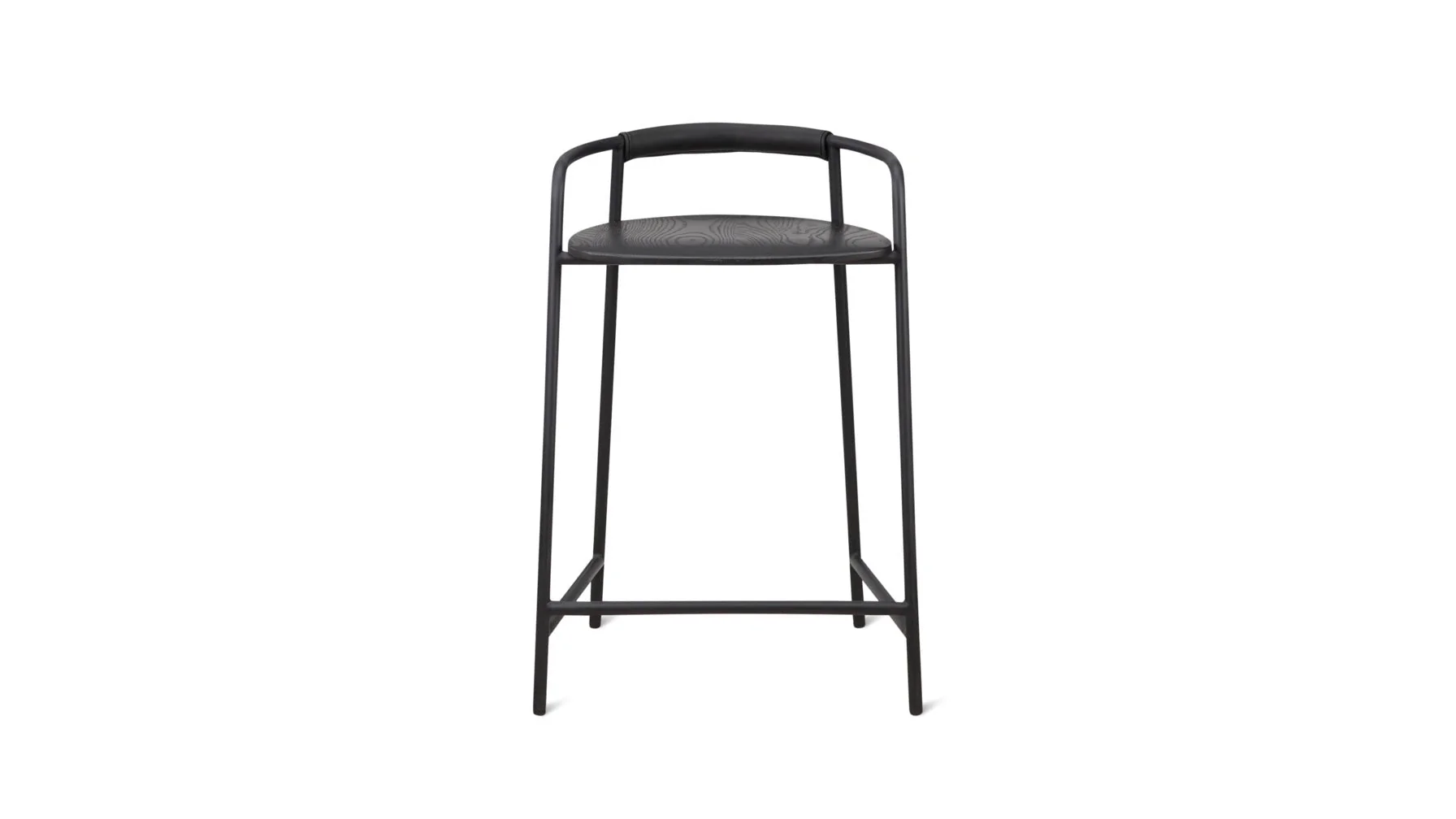 Slow Mornings Stool, Counter, Black/Black Metal - Image 5