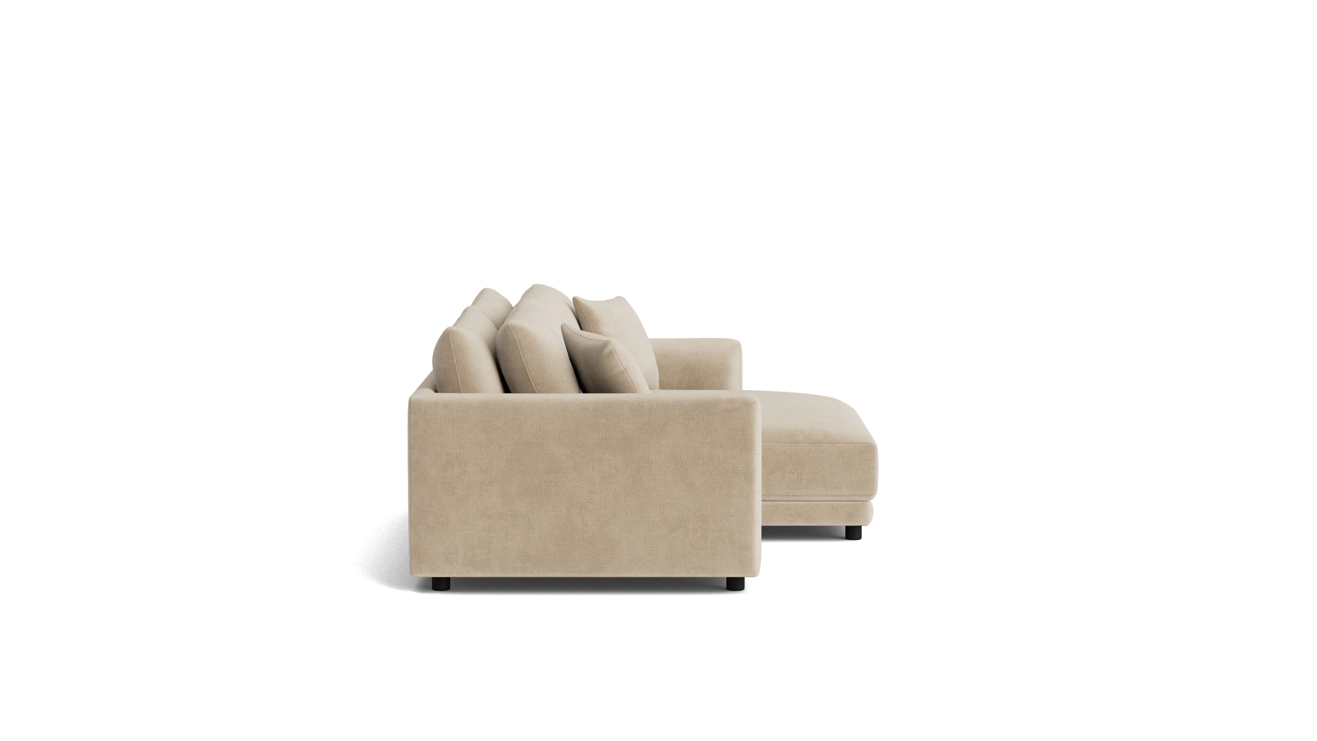 Soft Spot 2-Piece Modular Sectional Right, Cashew - Image 6