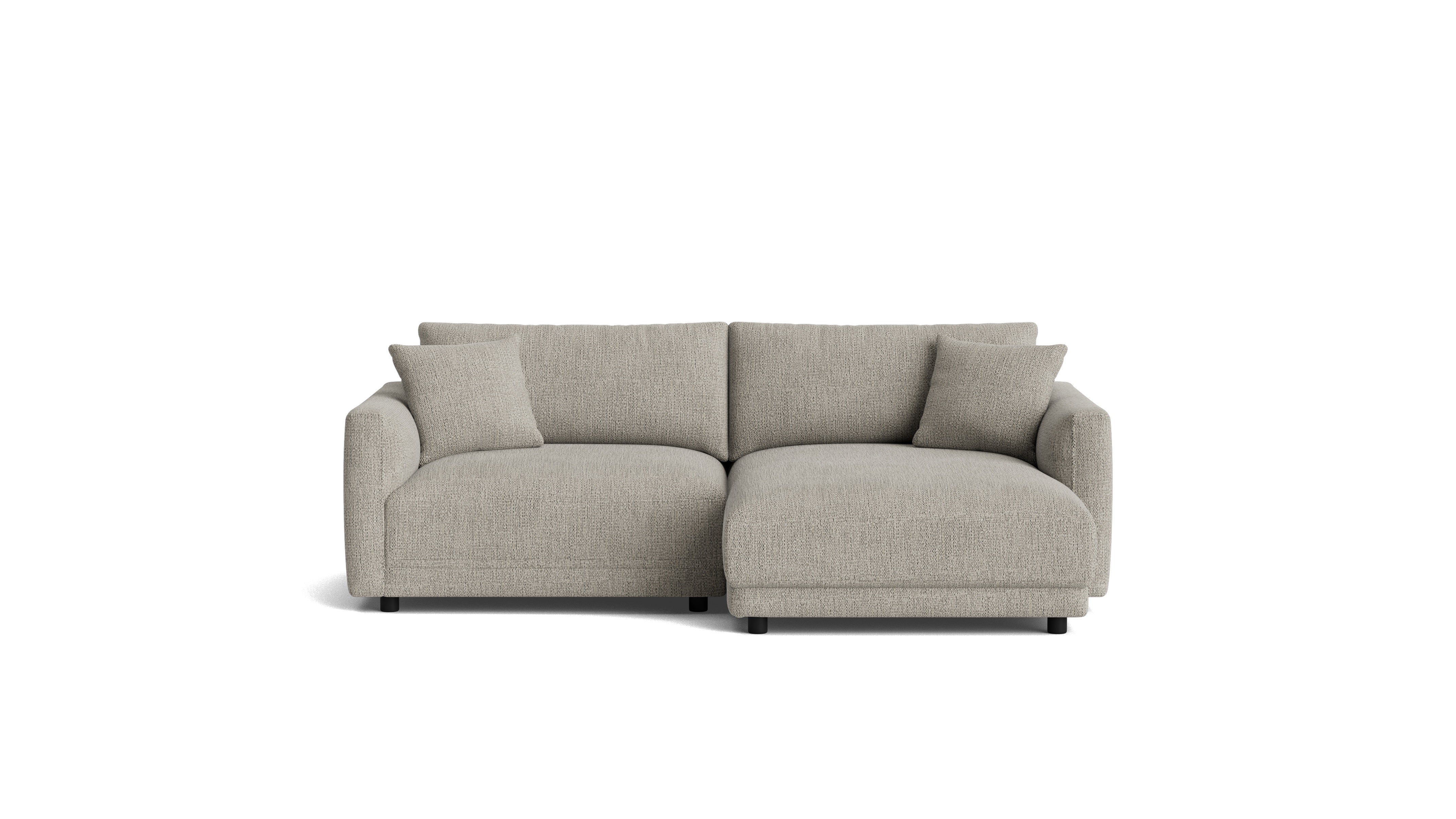 Soft Spot 2-Piece Modular Sectional Right, Oatmeal - Image 2