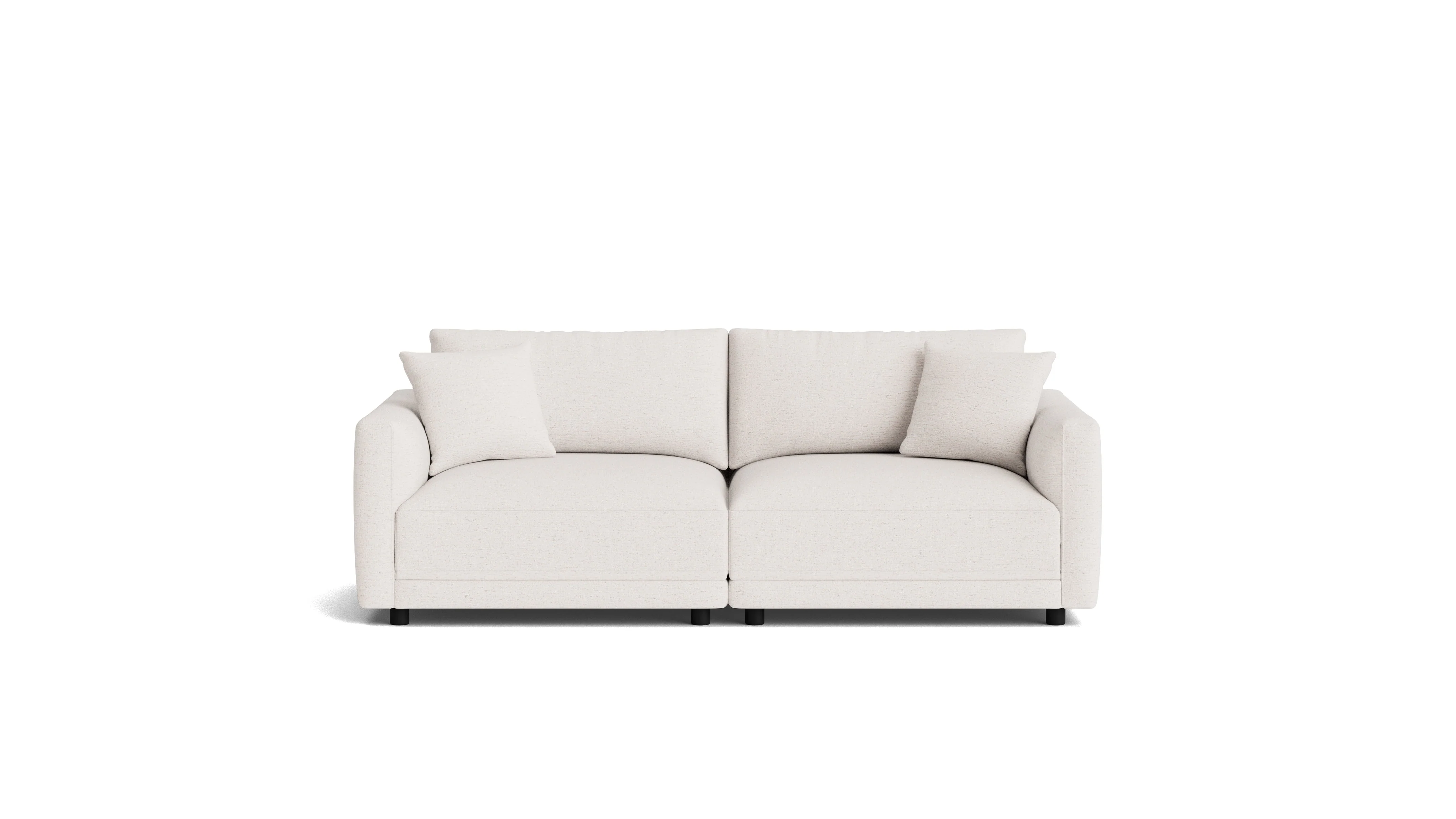 Soft Spot 2-Piece Modular Sofa, Nomad Snow - Image 2