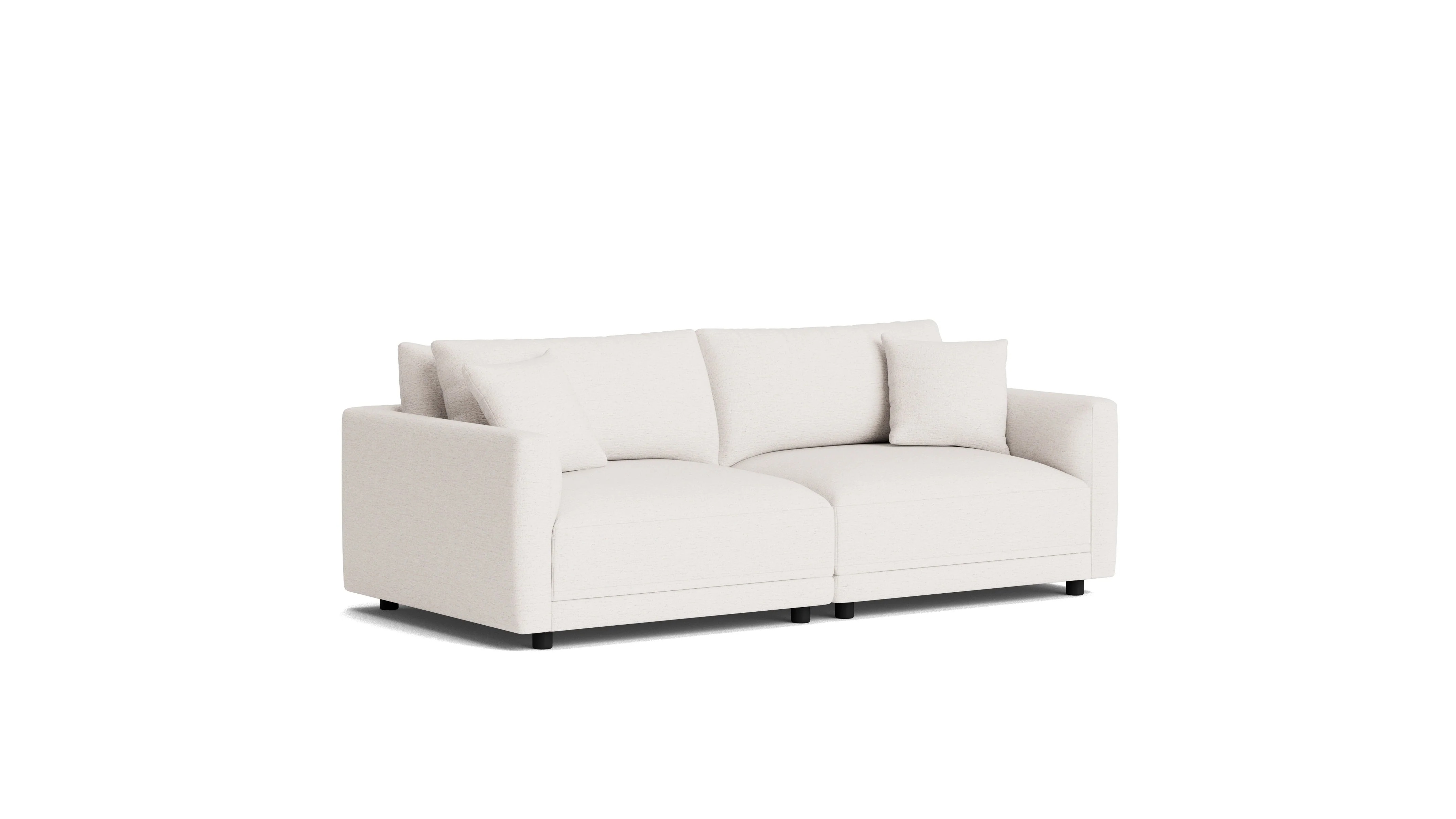 Soft Spot 2-Piece Modular Sofa, Nomad Snow - Image 3