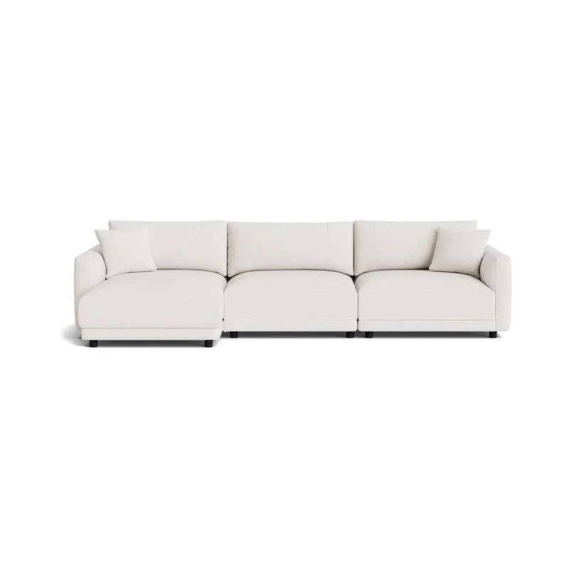 Soft Spot 3-Piece Modular Sectional Left, Nomad Snow