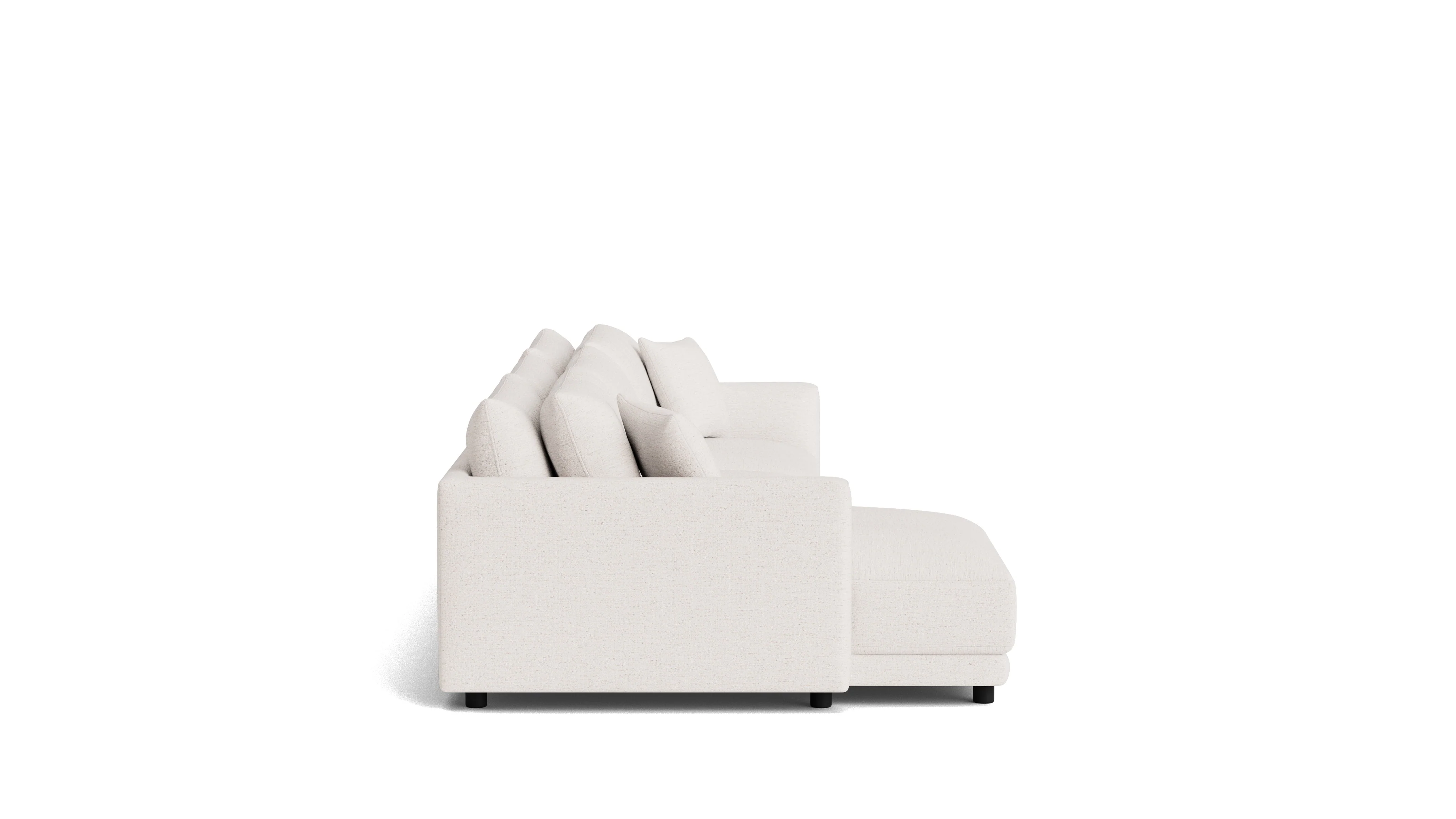 Soft Spot 3-Piece Modular Sectional Left, Nomad Snow - Image 4