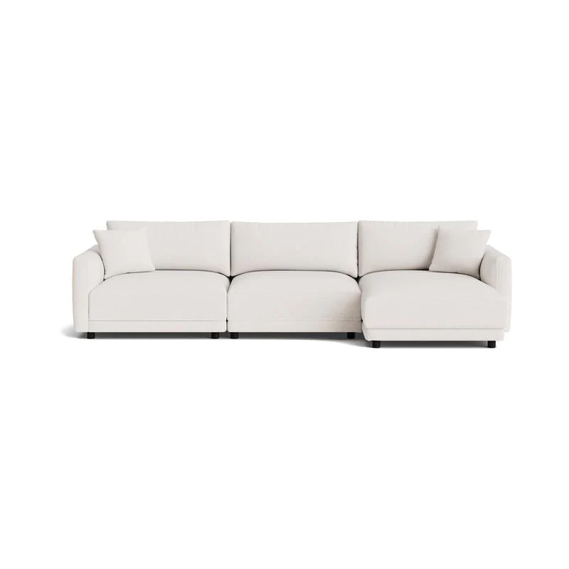 Soft Spot 3-Piece Modular Sectional Right, Nomad Snow
