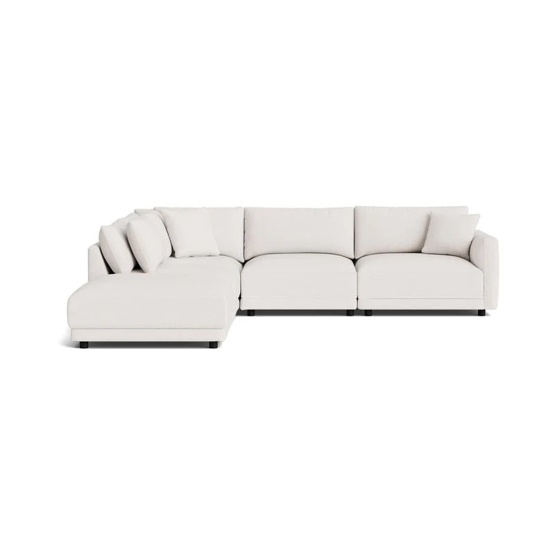Soft Spot 5-Piece Modular Sectional Left, Nomad Snow