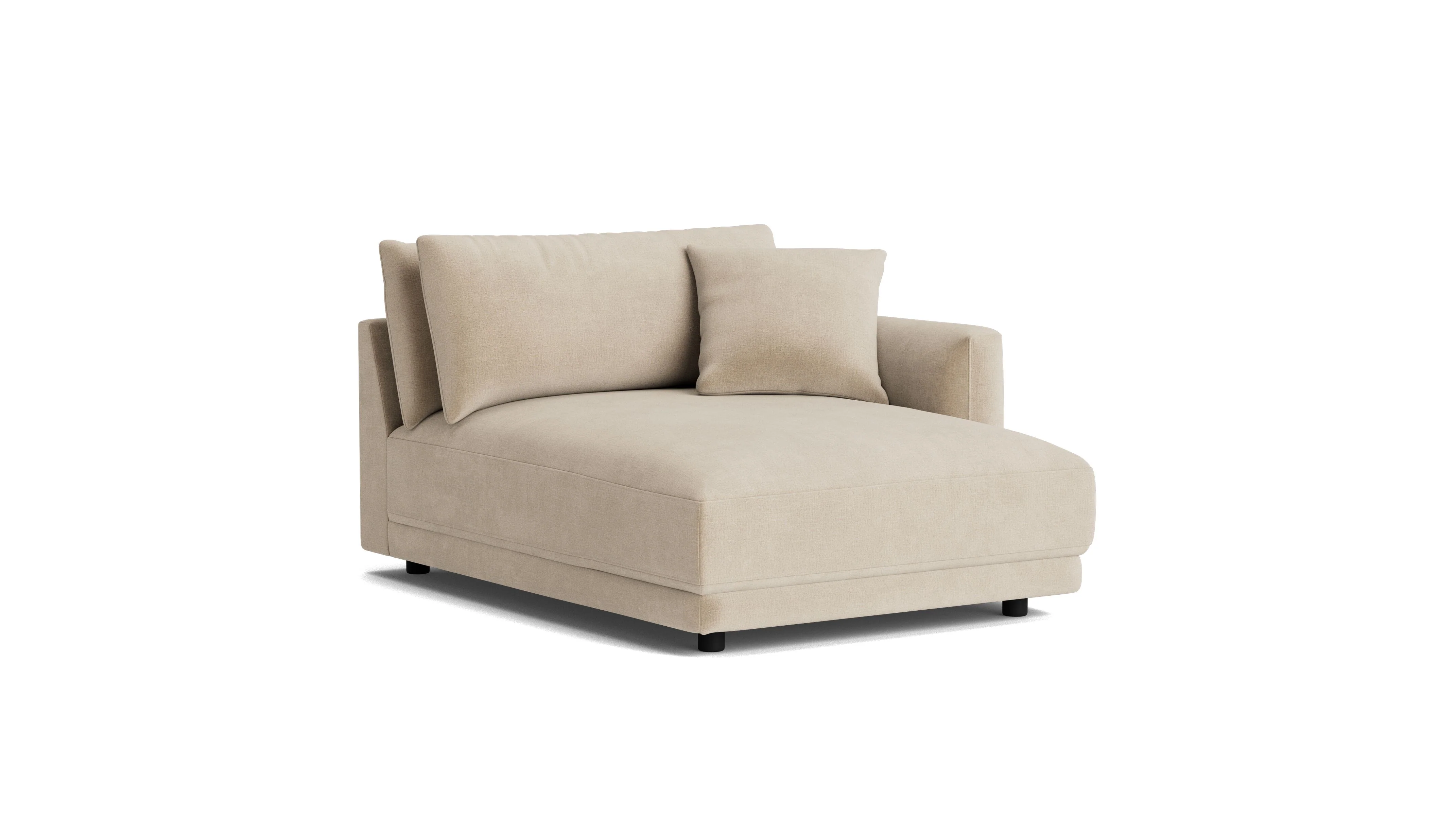 Soft Spot Right Arm Chaise, Cashew - Image 3