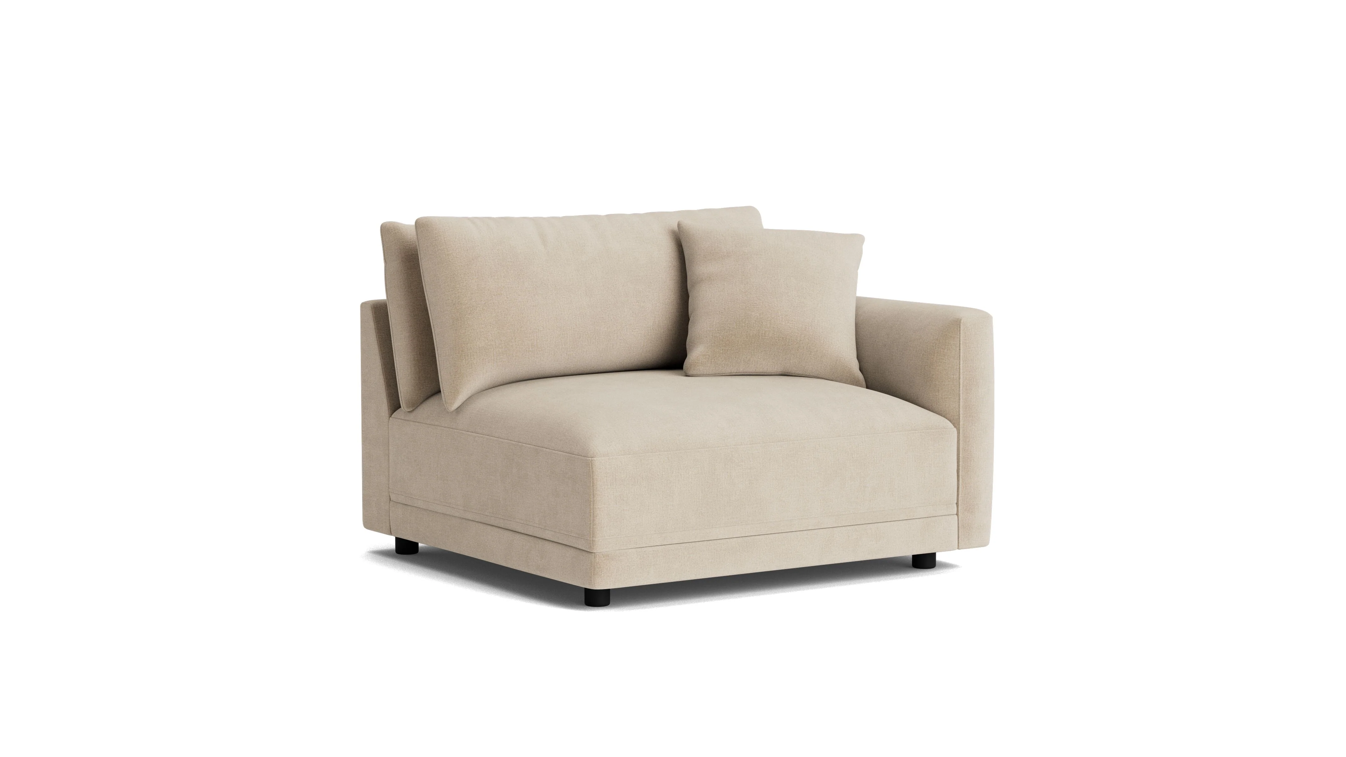 Soft Spot Right Arm Corner Chair, Cashew - Image 3