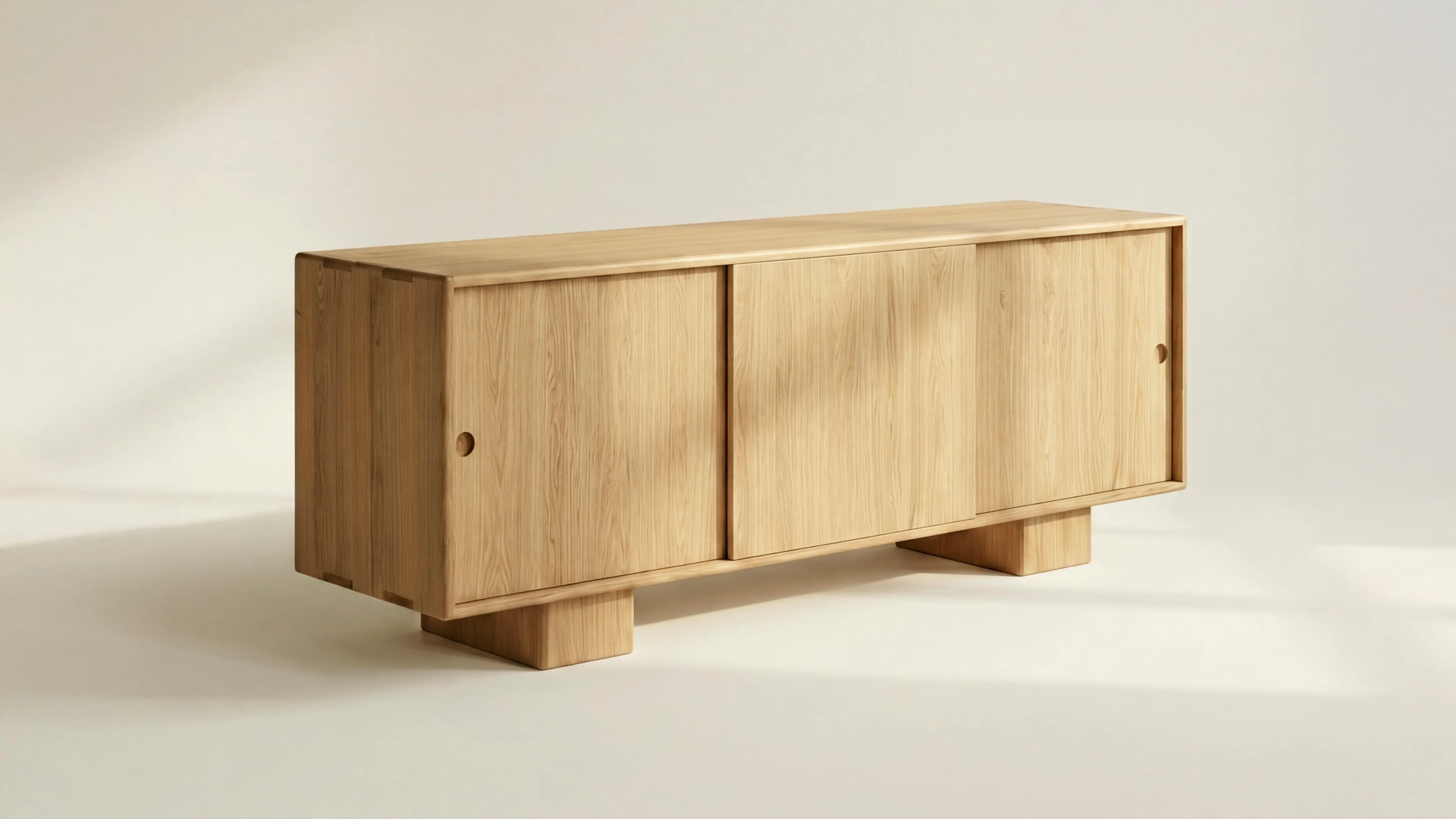 Square Up Sideboard, Oak - Image 3