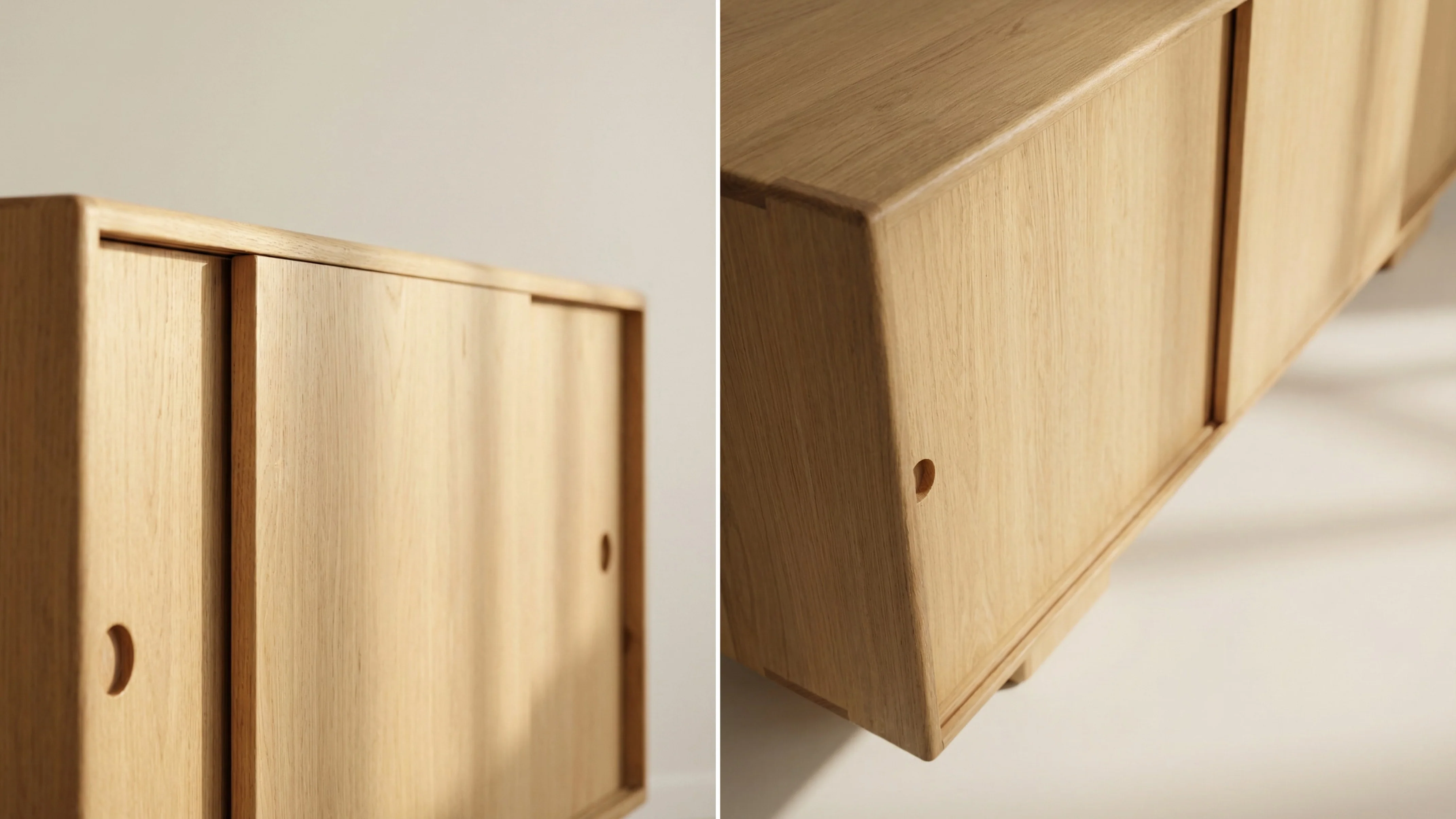 Square Up Sideboard, Oak - Image 4