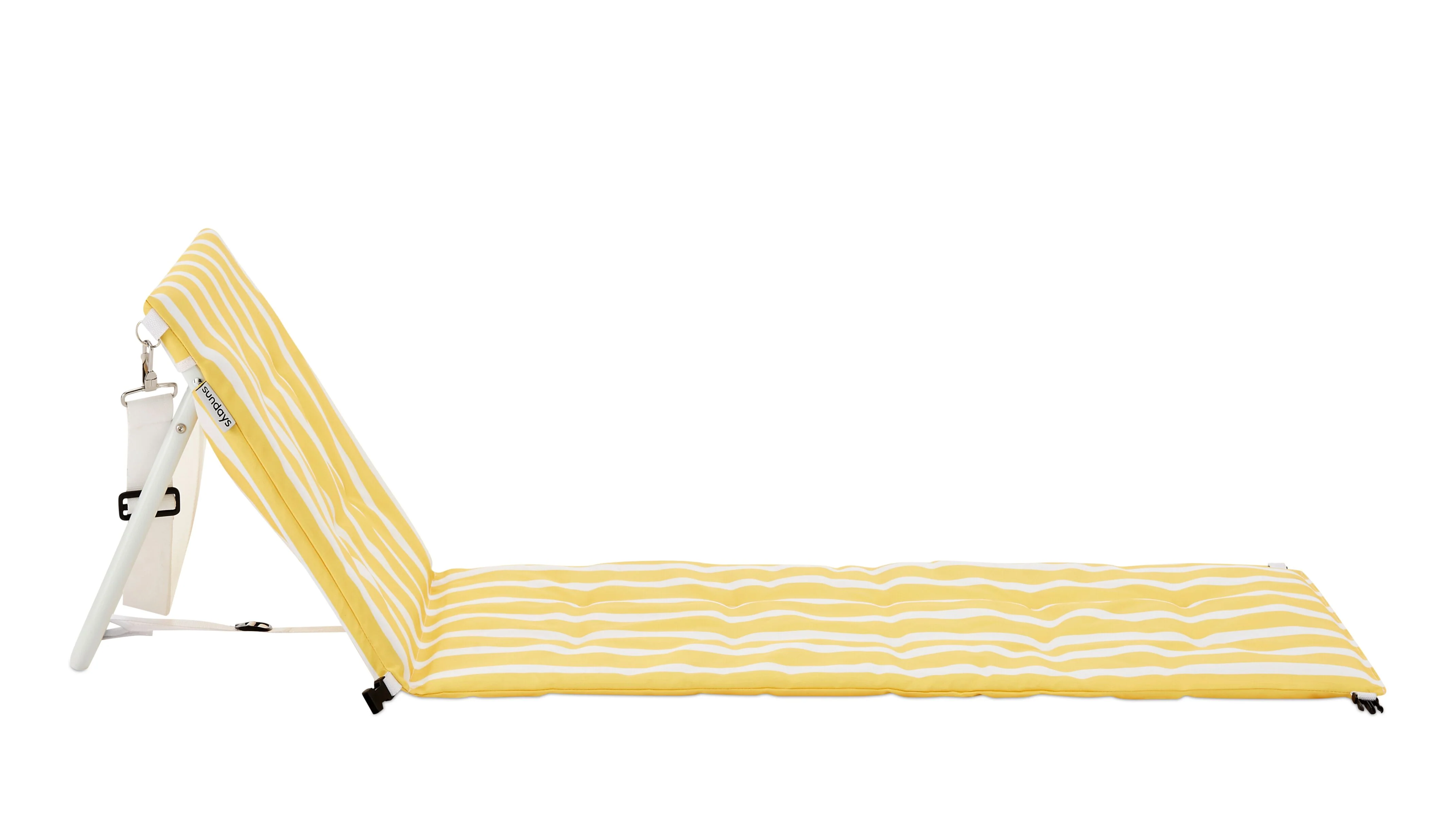 Shore Thing Beach Mat, Lemon Stripe - Image 5