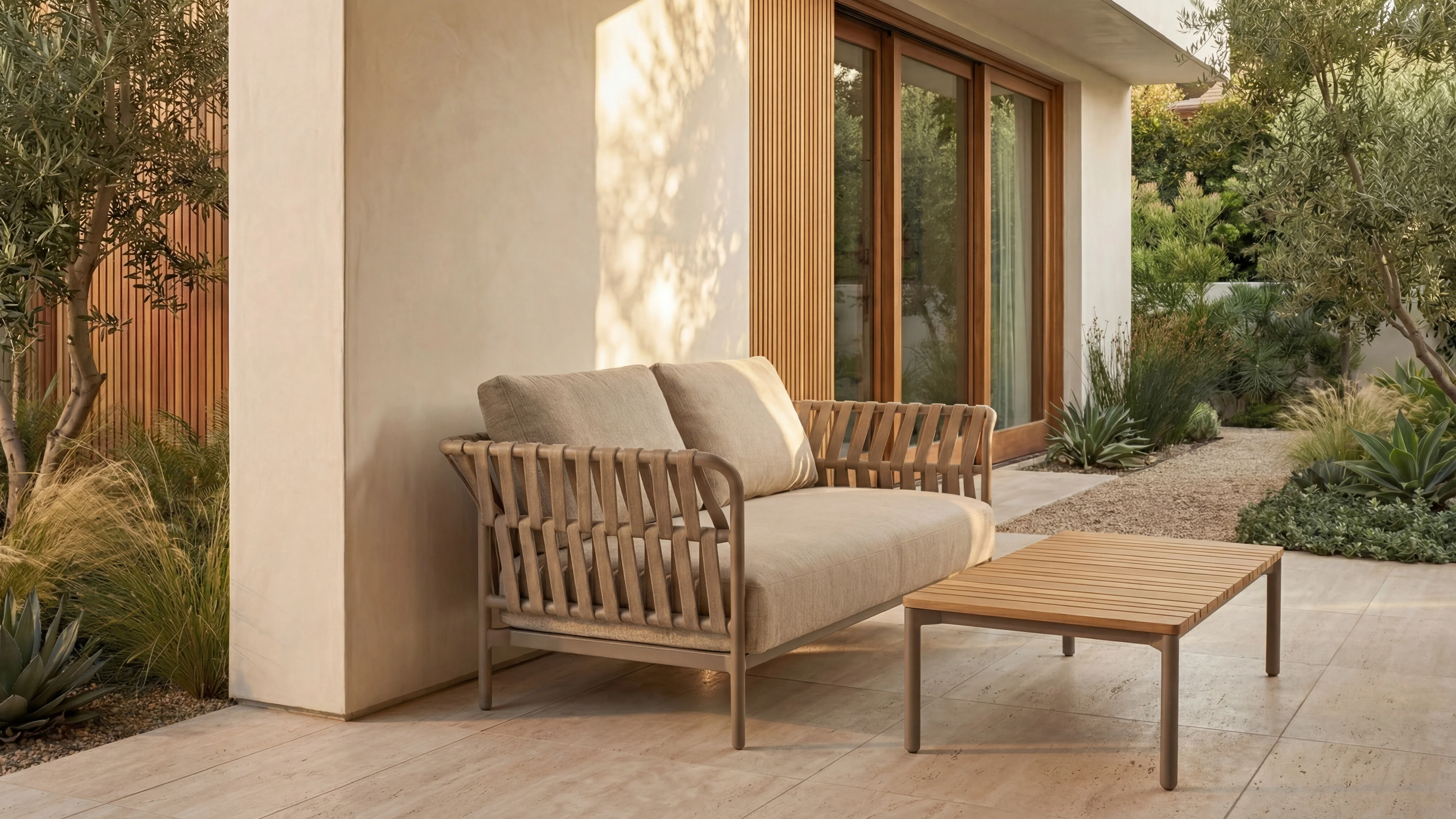 Sweet Escape Outdoor Sofa, Grey - Image 4