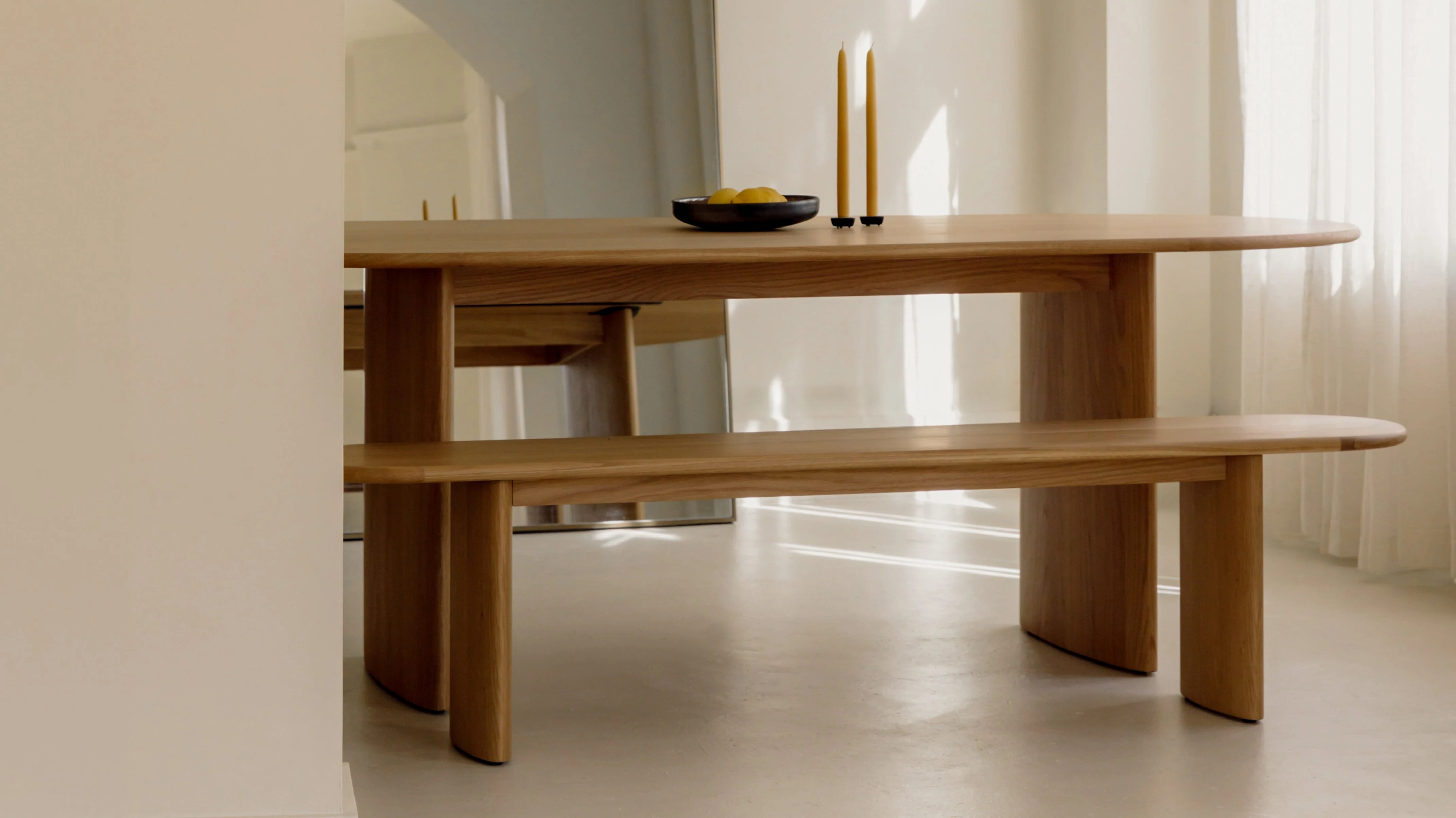 Union Bench, Seats 2, White Oak - Image 3