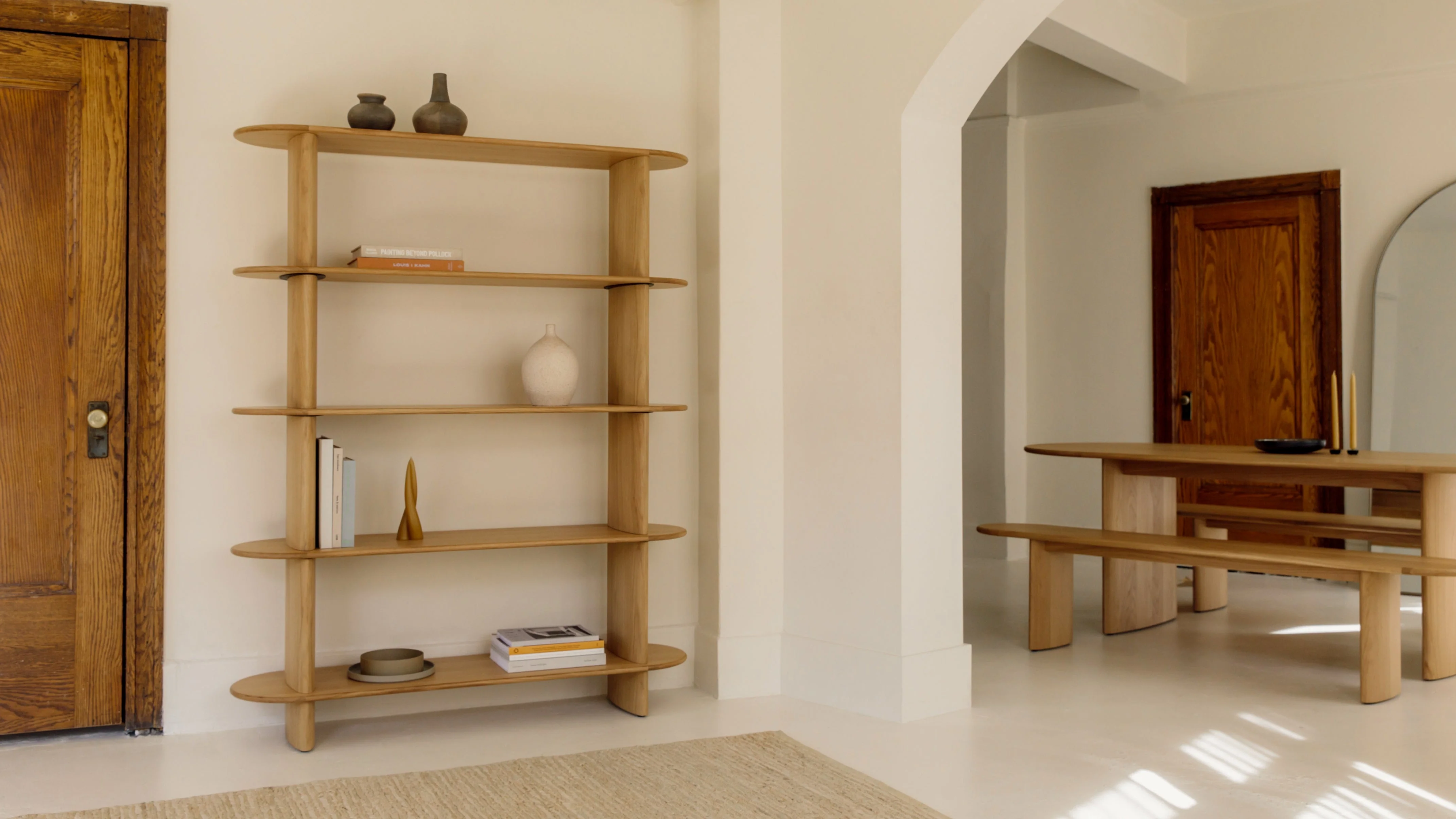 Union Bookshelf, White Oak - Image 3